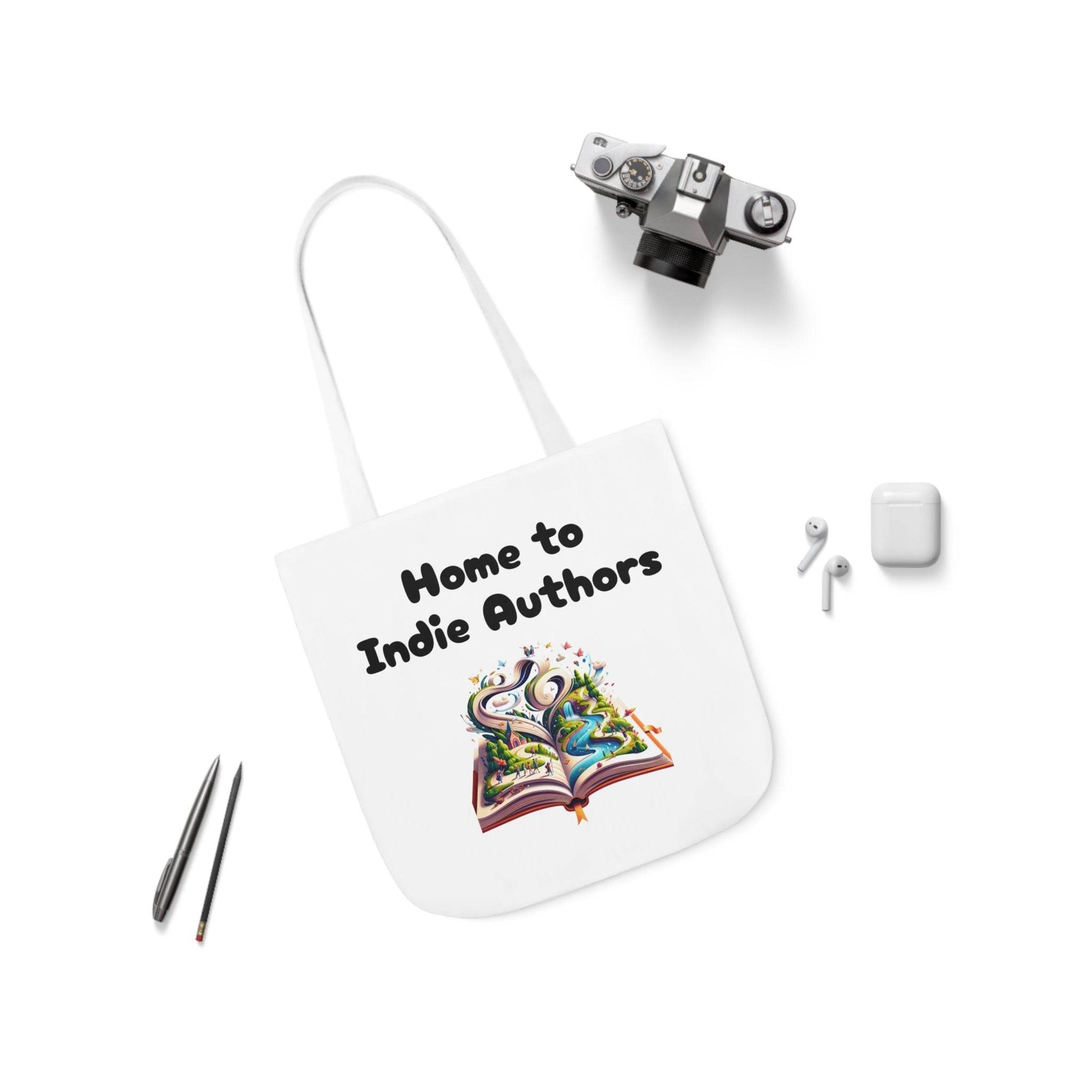 Home to Indie Authors Tote Bag - Perfect Gift for Book Lovers - The Dreamer's Bookshop.