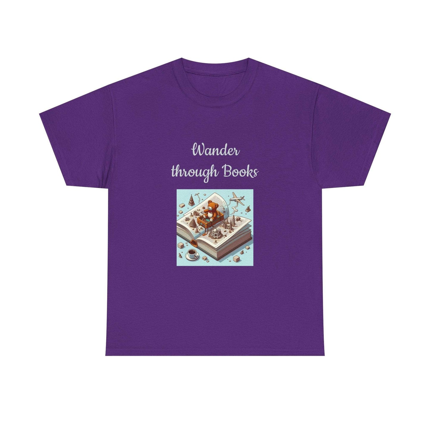 Wander -A Unisex Heavy Cotton Tee - Perfect for Book Lovers - The Dreamer's Bookshop.