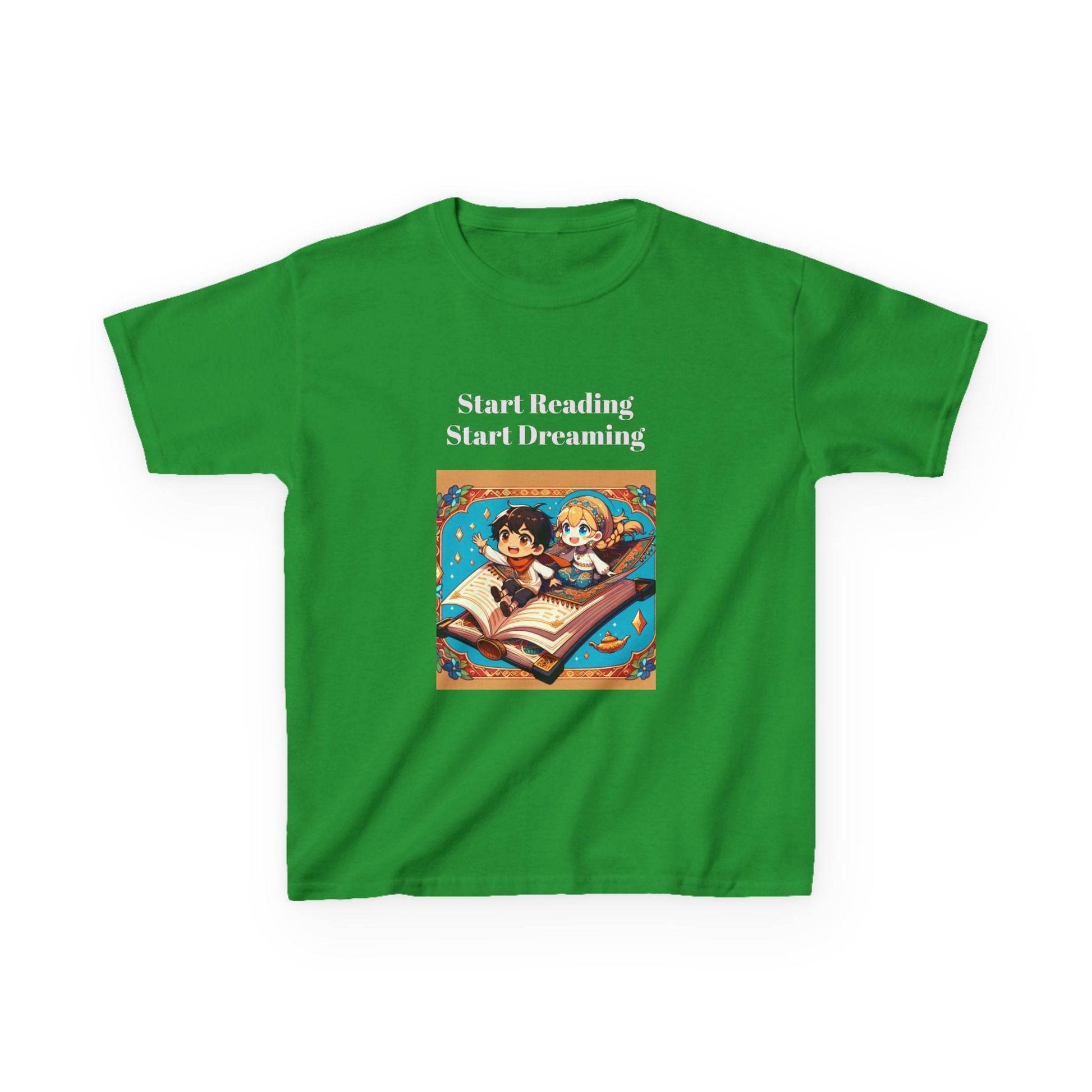 EU - Kids Start Reading Start Dreaming Tee - The Dreamer's Bookshop.