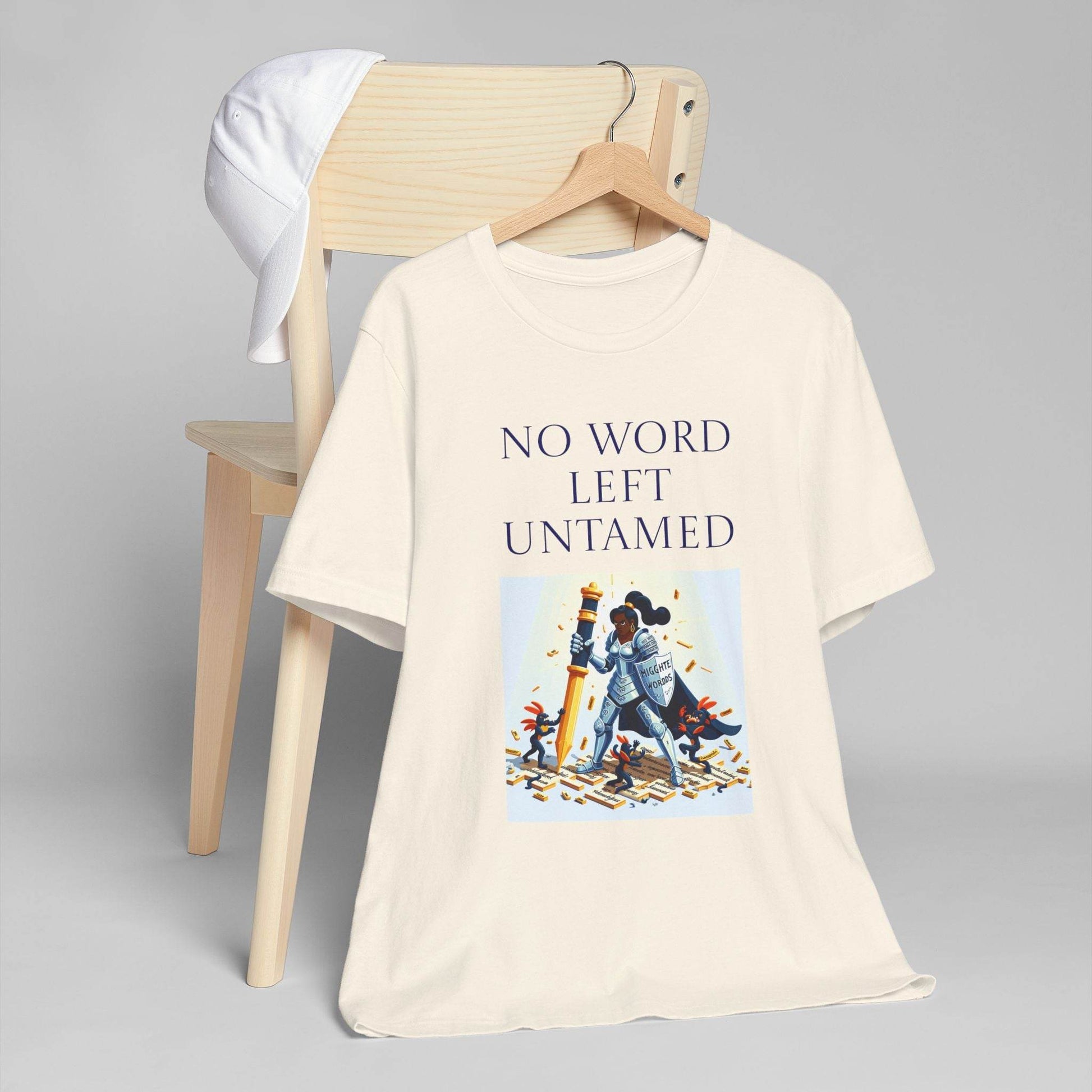 Unisex Jersey T-Shirt - No Word - The Dreamer's Bookshop.