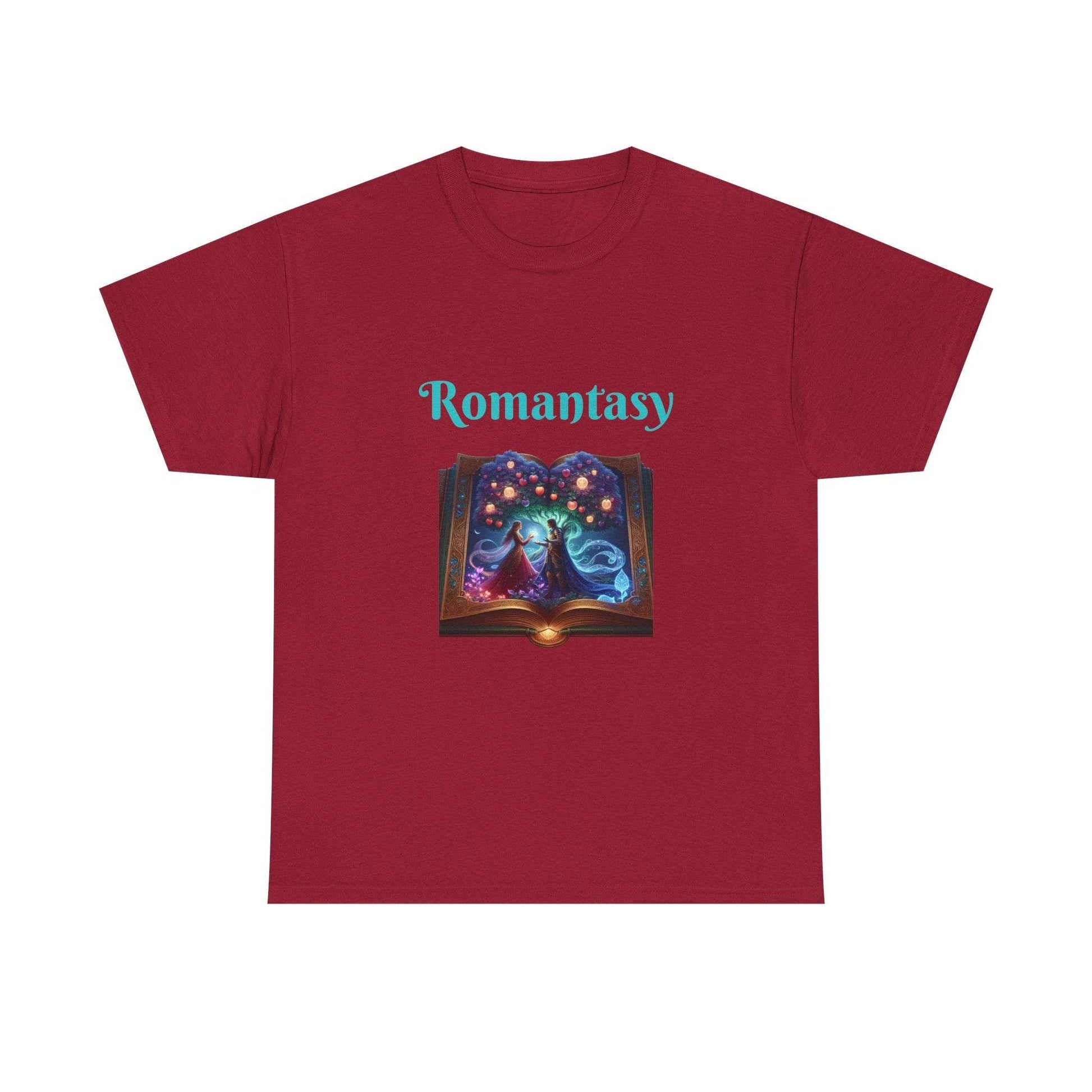 Fantasy - Graphic Tee - Unisex Heavy Cotton T-Shirt Romantasy Books - The Dreamer's Bookshop.