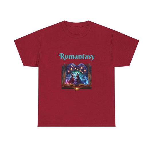 Fantasy - Graphic Tee - Unisex Heavy Cotton T-Shirt Romantasy Books - The Dreamer's Bookshop.