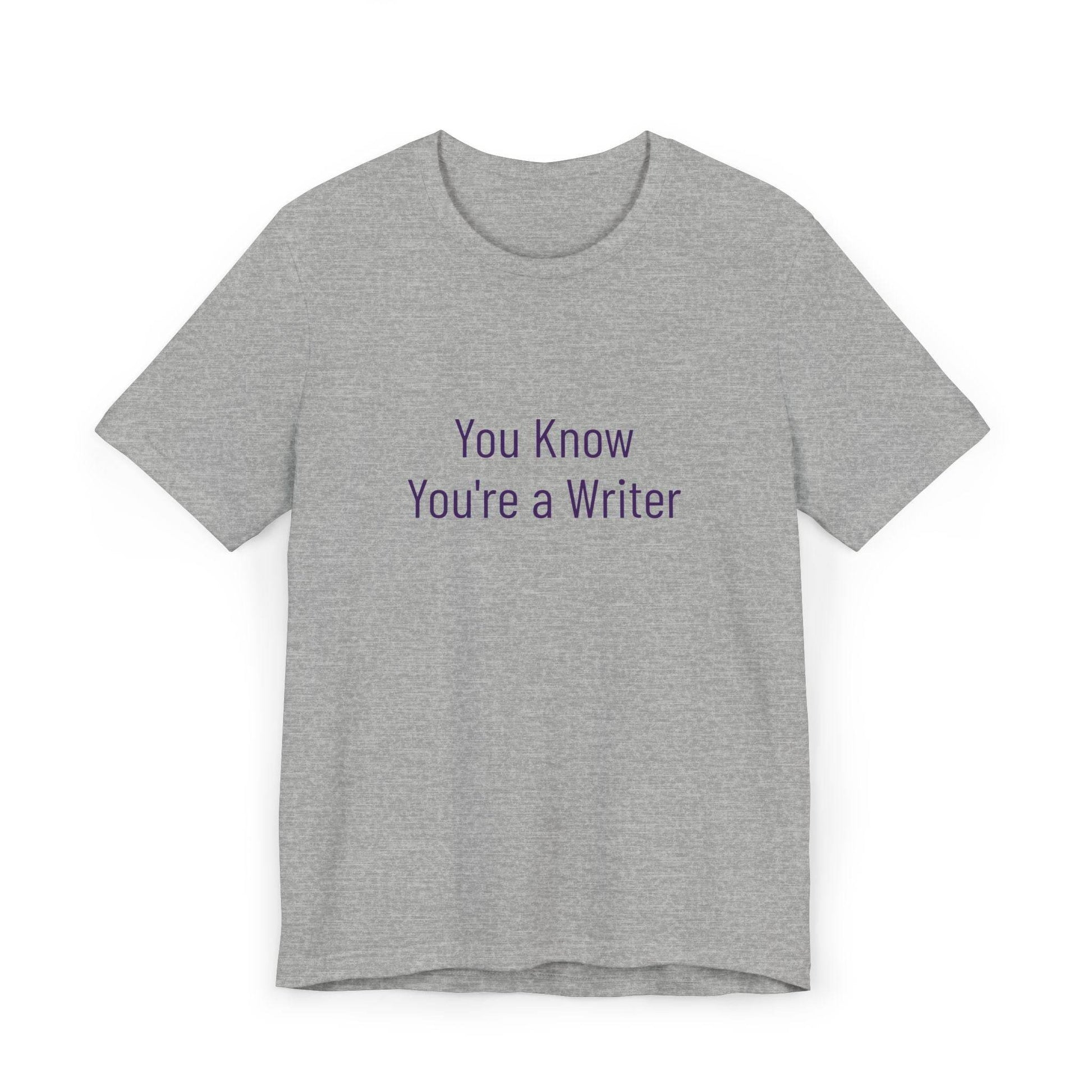 Unisex Jersey T-Shirt - 'You Know' Philosophical - The Dreamer's Bookshop.