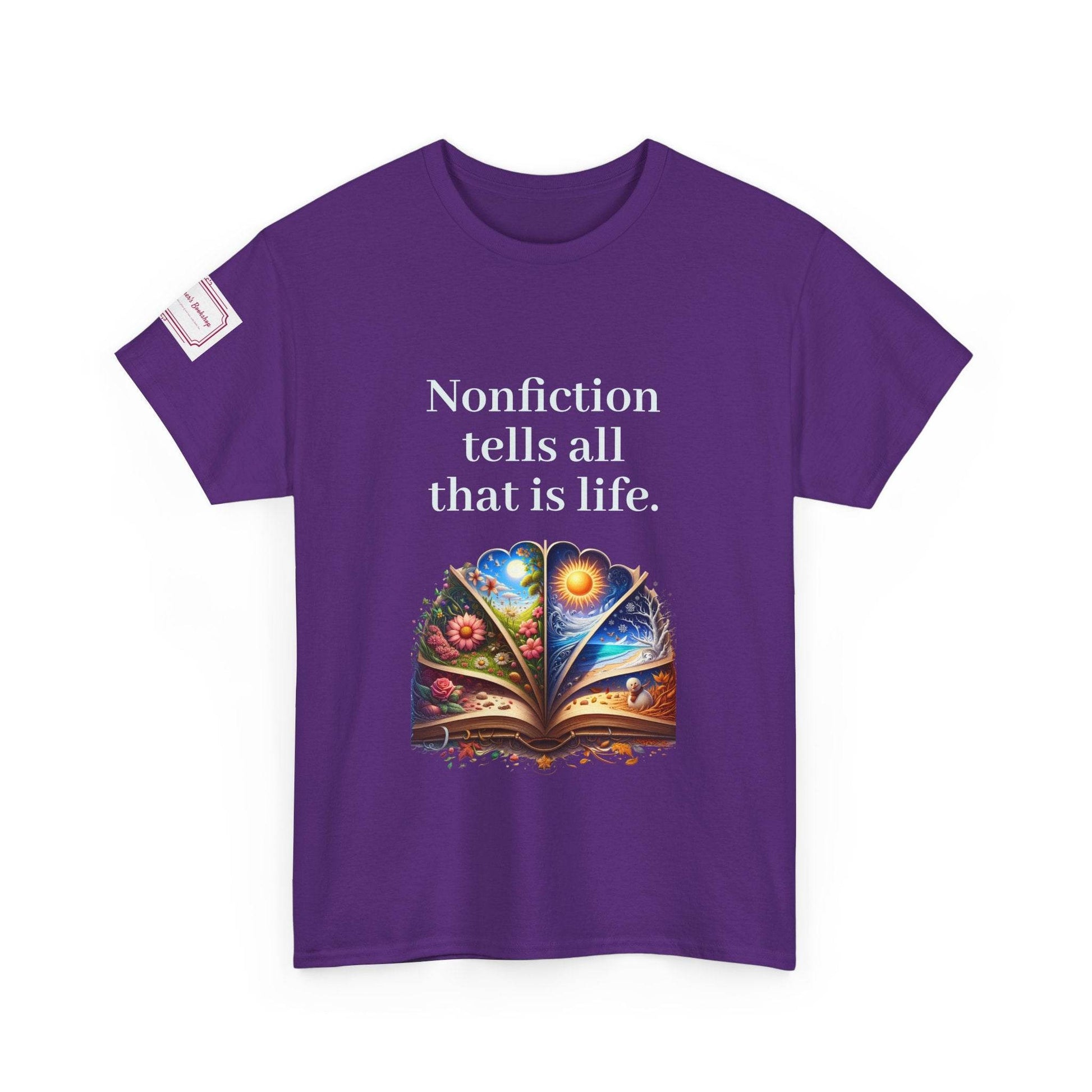 All that is Life - Graphic Unisex Heavy Cotton Tee - Nonfiction Books - The Dreamer's Bookshop.