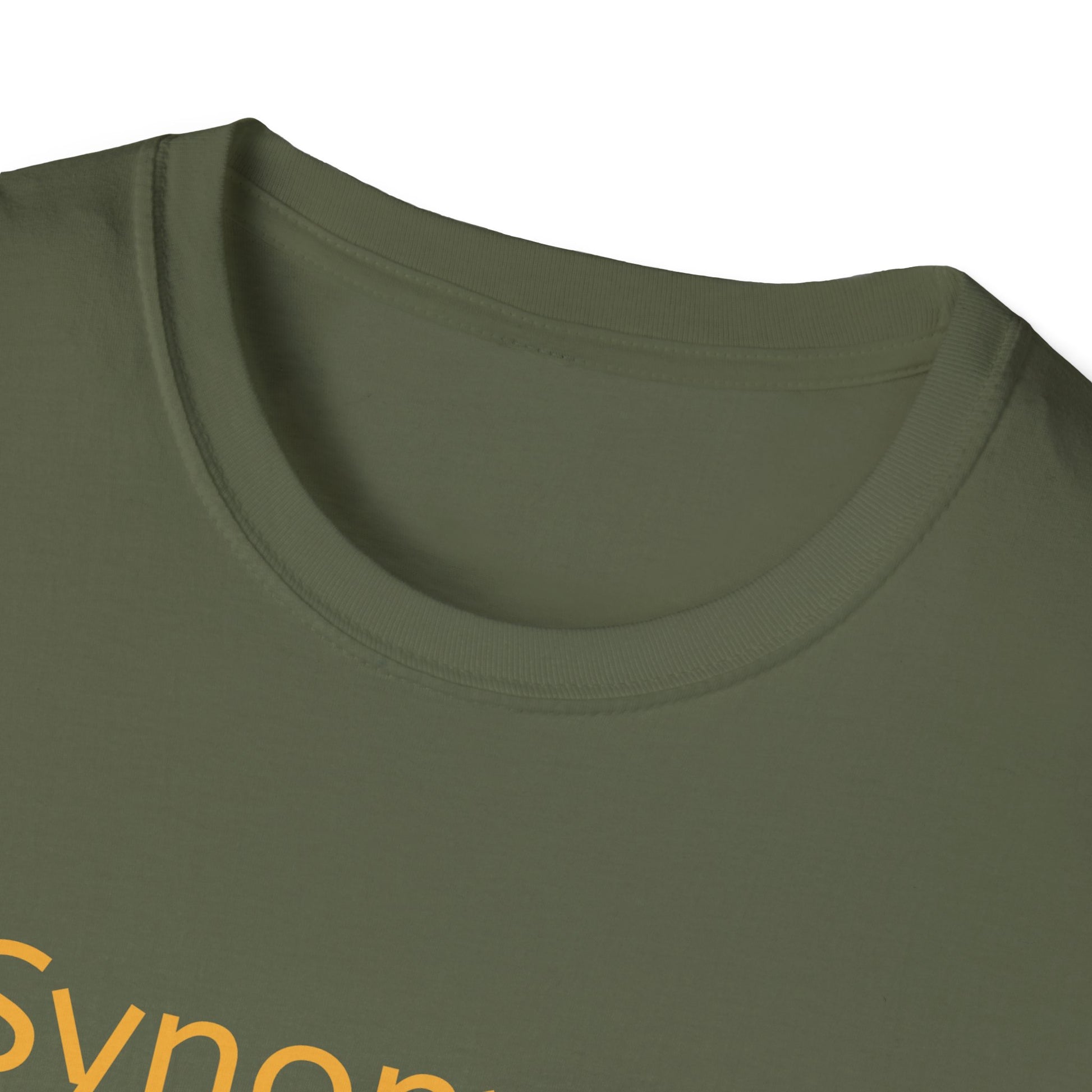 Unisex Softstyle T-Shirt - "Synonyms are my Jam" for Language Lovers - The Dreamer's Bookshop.