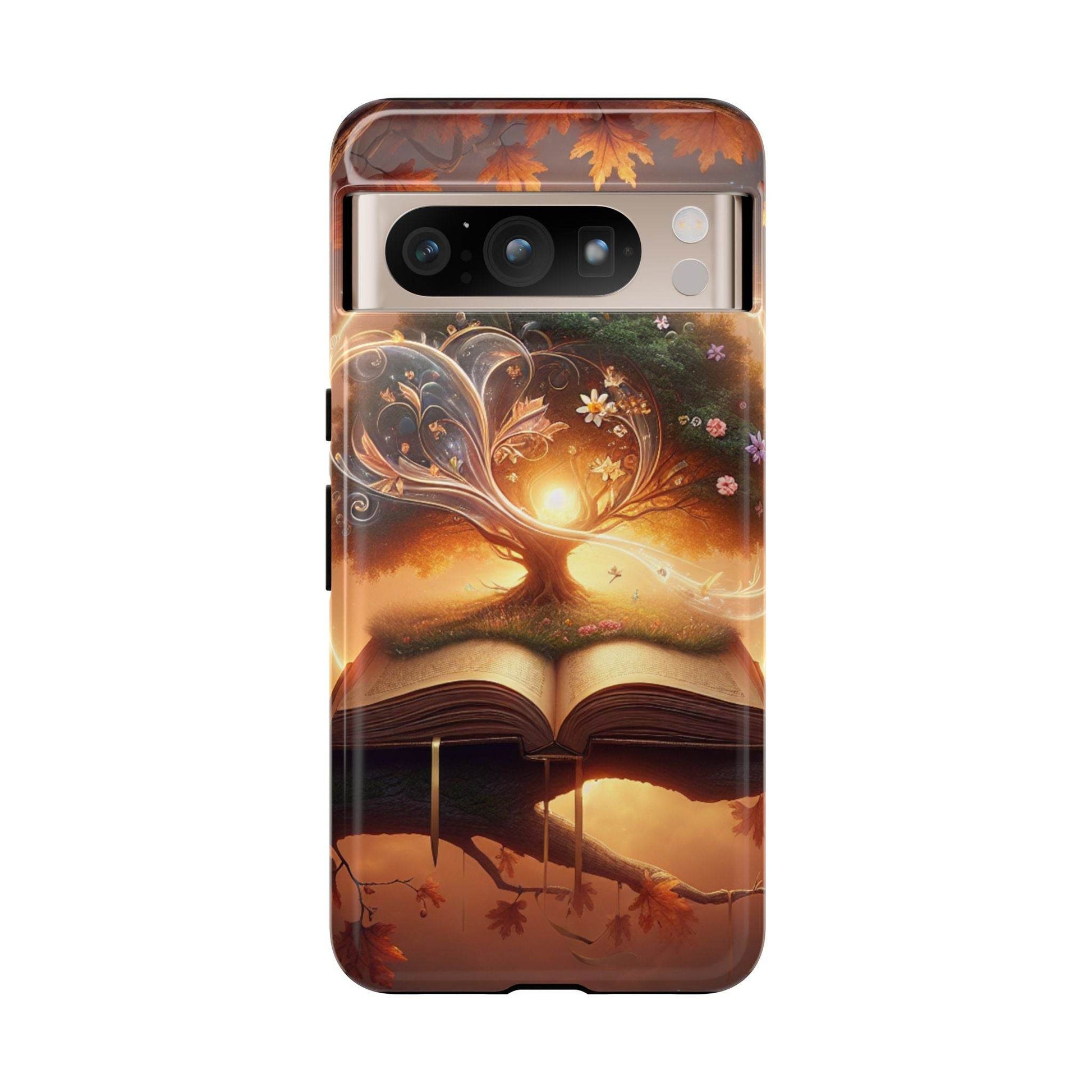Google & Samsung - Artistic Phone Case with BookishTree Design - Tough Cases - The Dreamer's Bookshop.