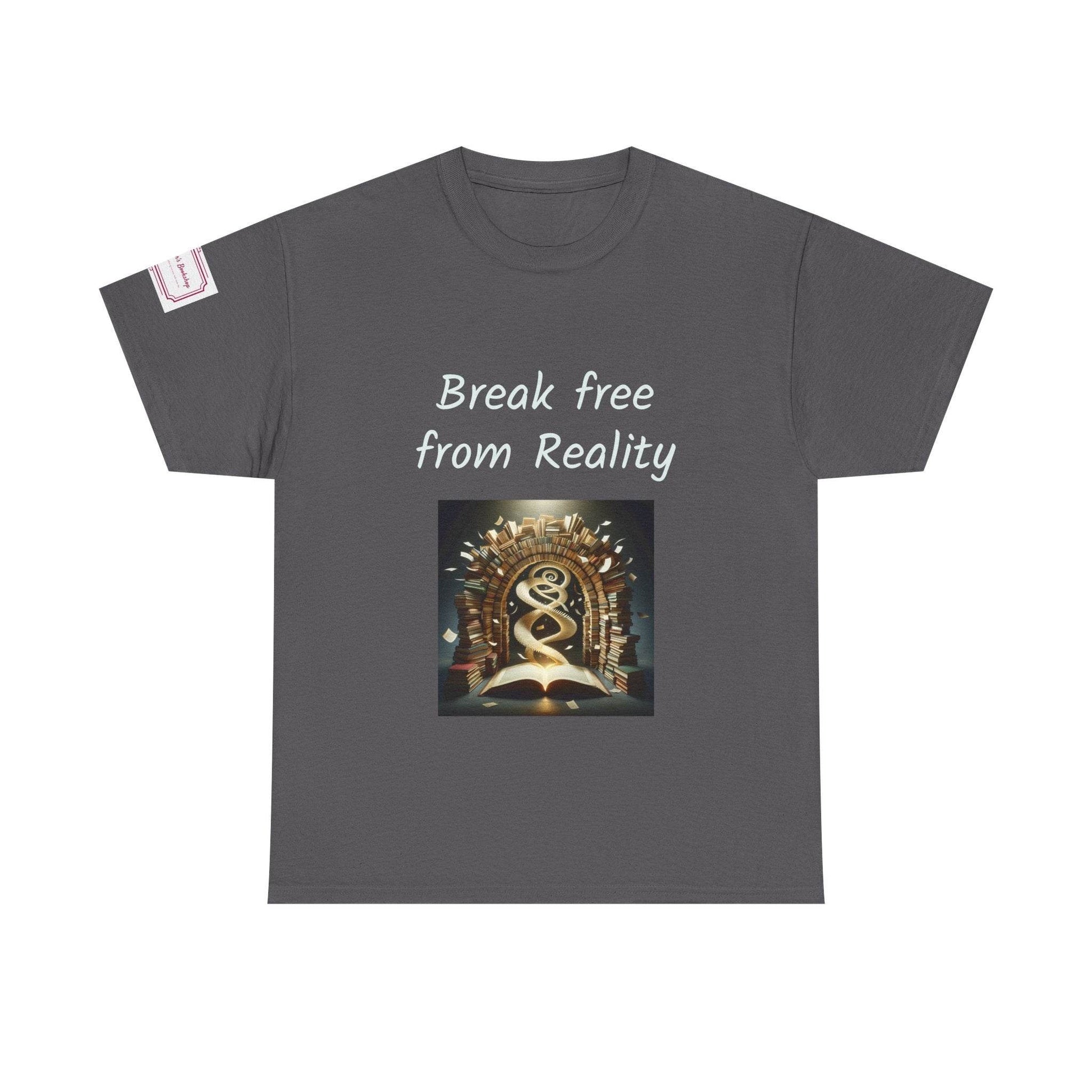 Break Free - Graphic Unisex Heavy Cotton Tee - Book Lovers - The Dreamer's Bookshop.
