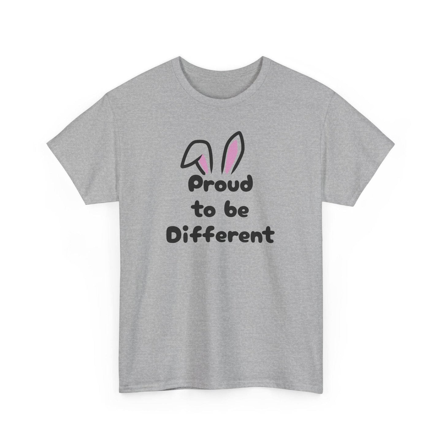 Proud to Be Different Unisex Heavy Cotton Tee - Celebrate Individuality - The Dreamer's Bookshop.