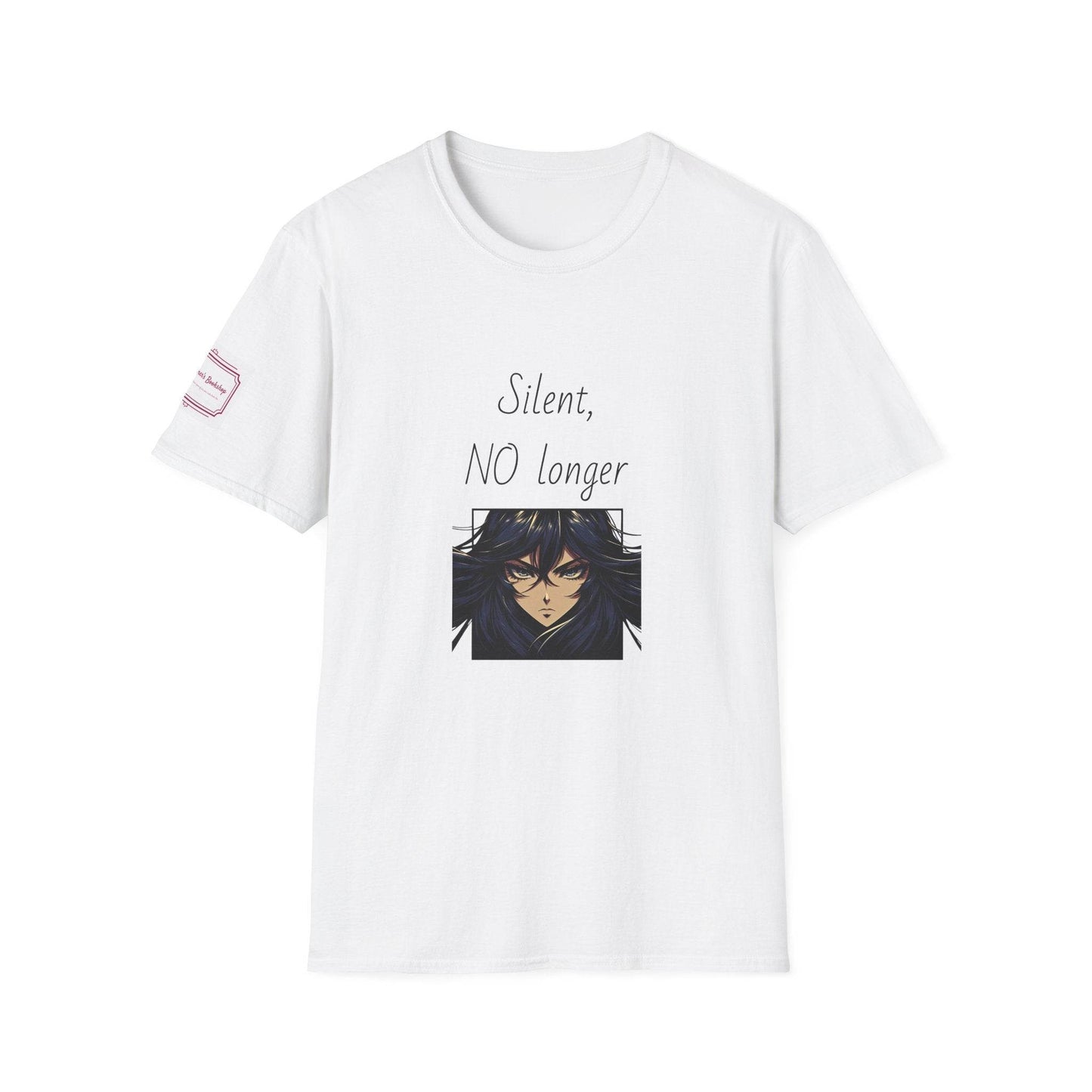 Fierce Survivor Unisex Softstyle T-Shirt - 'Silent, NO longer' - The Dreamer's Bookshop.