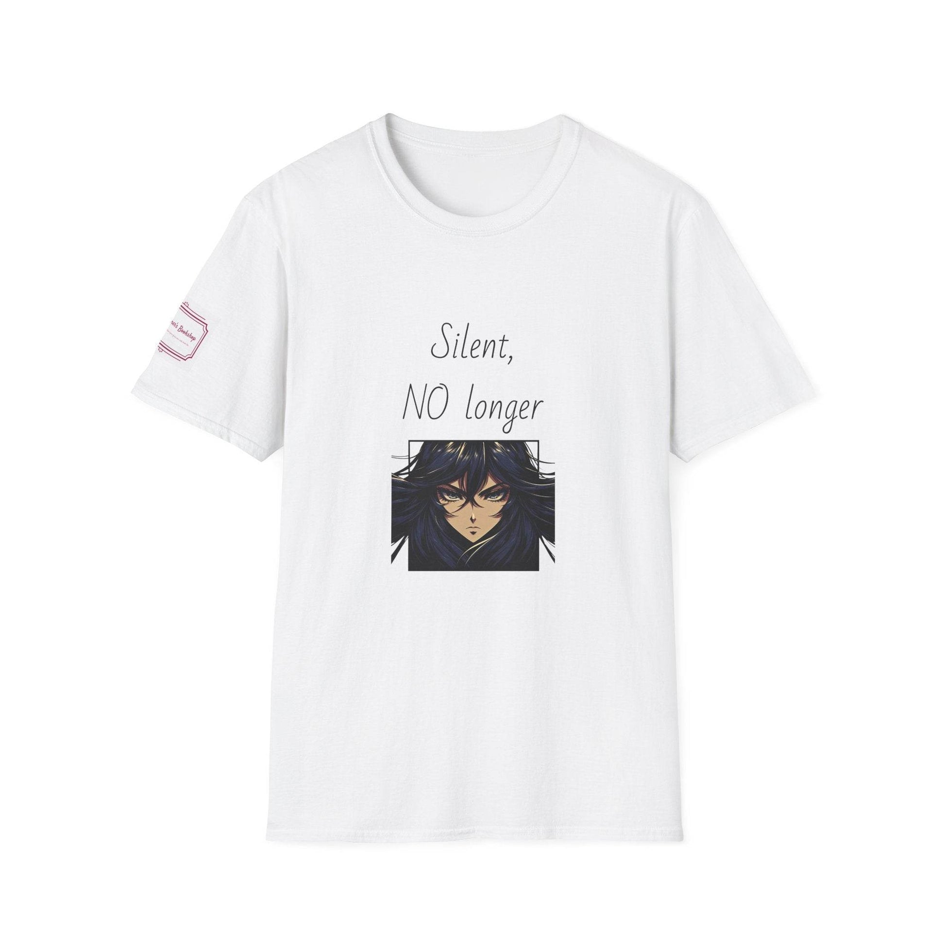 Fierce Survivor Unisex Softstyle T-Shirt - 'Silent, NO longer' - The Dreamer's Bookshop.