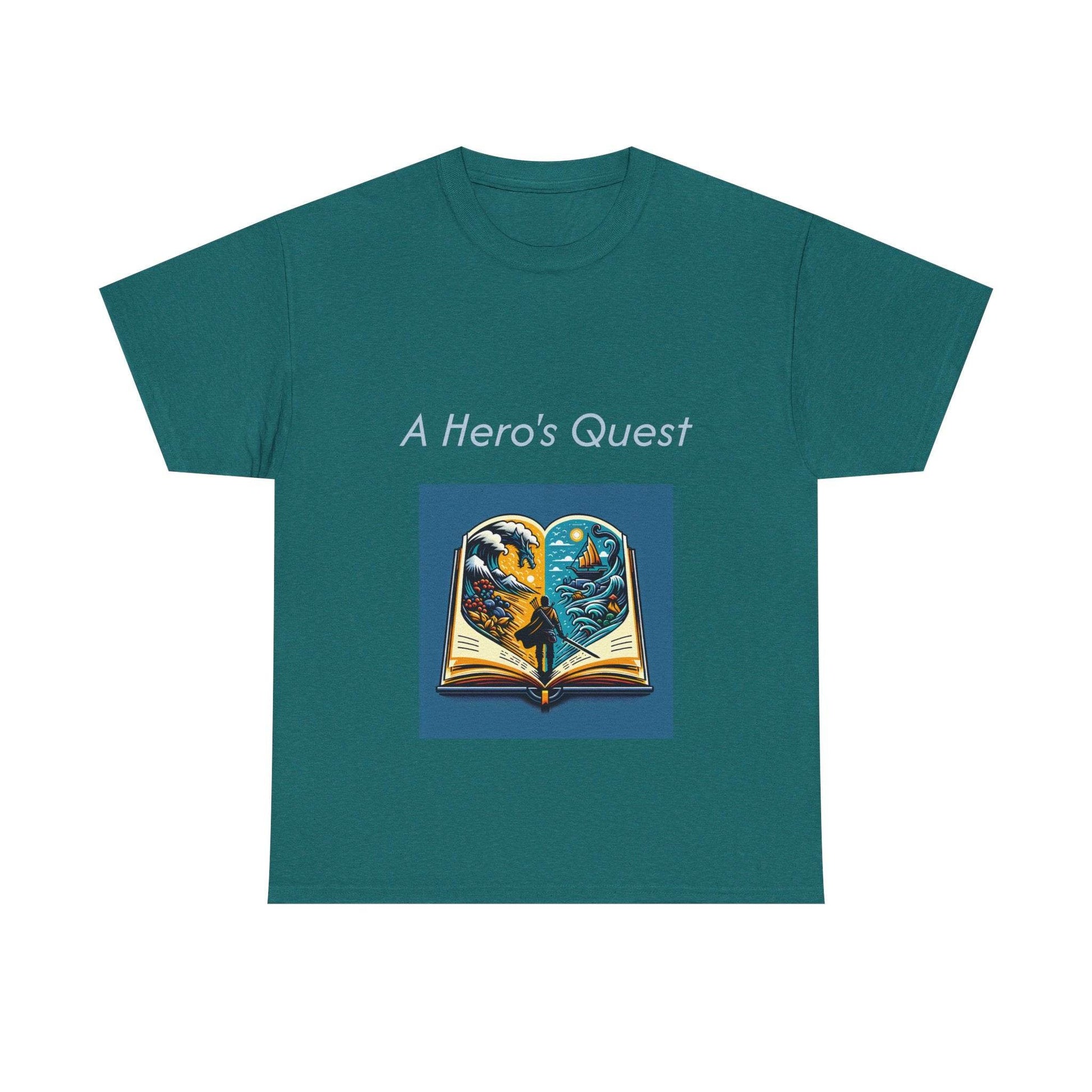 Adventurous - Unisex Heavy Cotton Tee - Hero's Quest - The Dreamer's Bookshop.