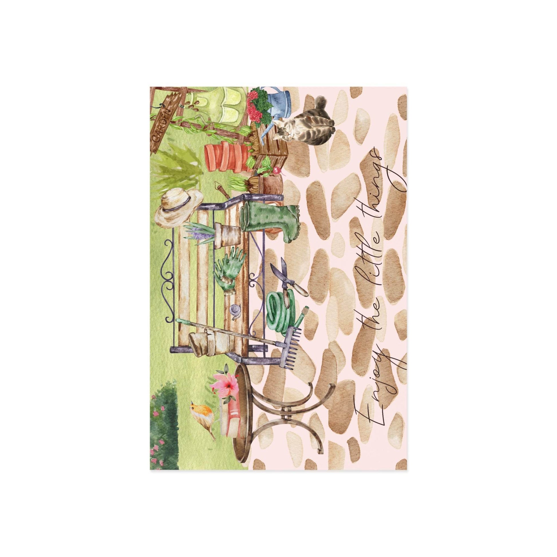 The Dreamer's Bookshop "Gardening" Enjoy the Little Things Card - The Dreamer's Bookshop.