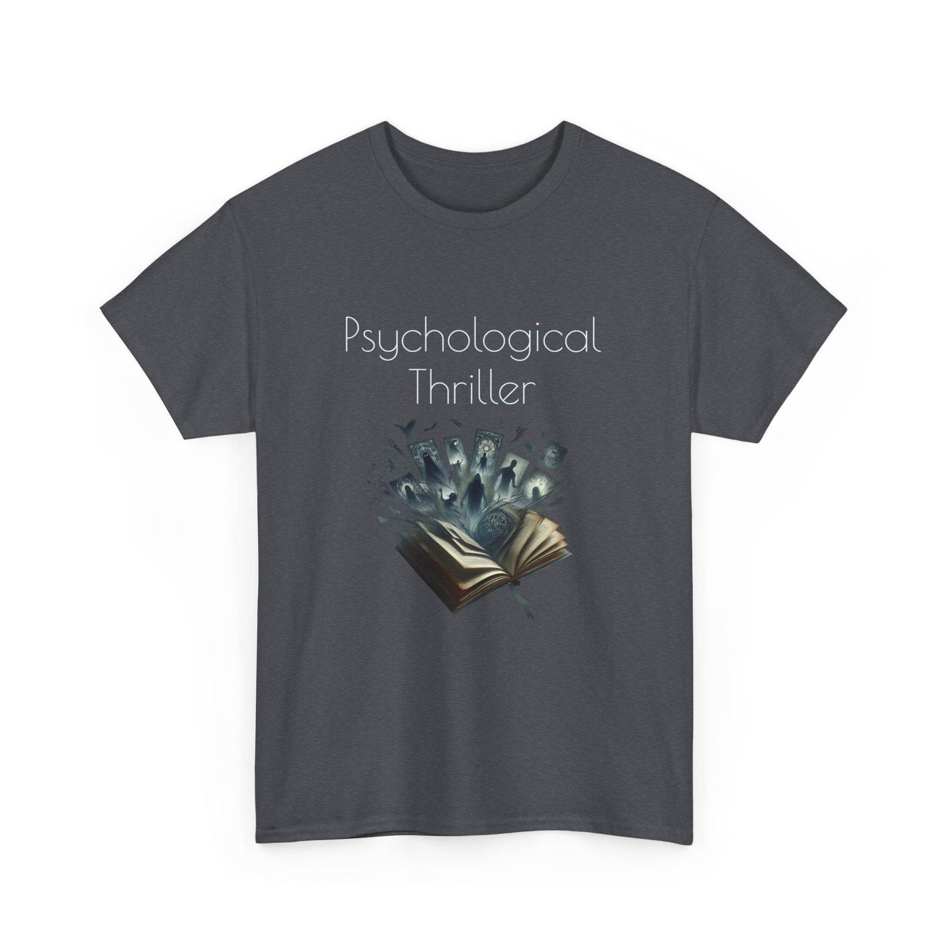 Fiction - Graphic Tee - Unisex Heavy Cotton T-Shirt Psychological Thriller - The Dreamer's Bookshop.