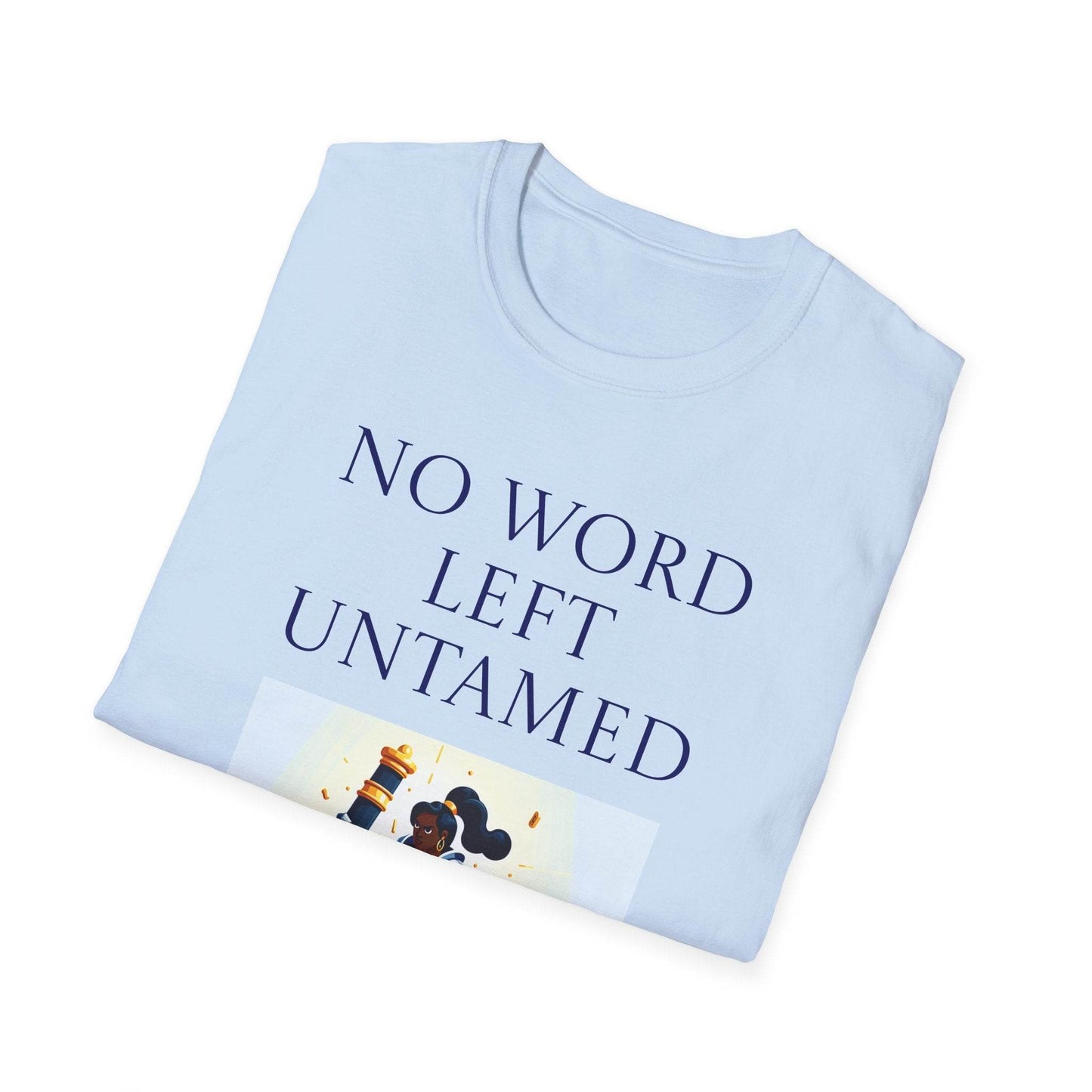 Unisex Softstyle T-Shirt - 'No Word' - The Dreamer's Bookshop.