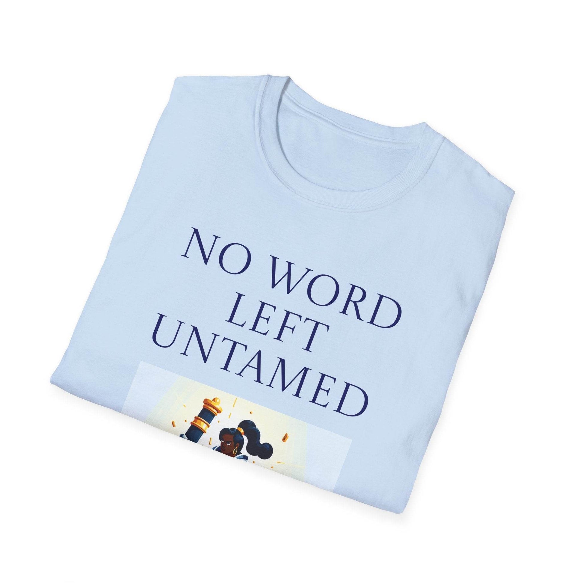 Unisex Softstyle T-Shirt - 'No Word' - The Dreamer's Bookshop.