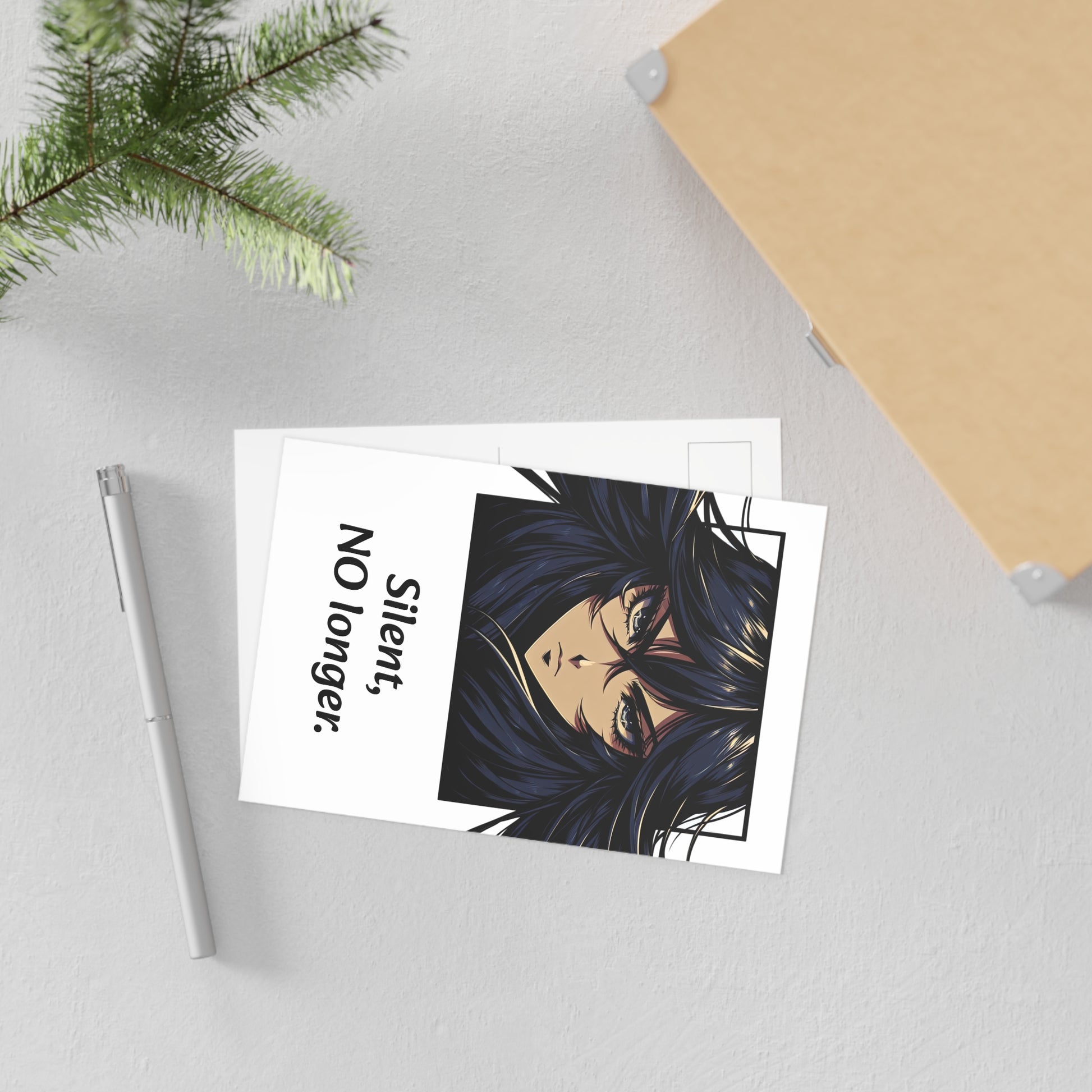 The Dreamer's Bookshop Survivor "Silent, NO longer" Art Print Card - The Dreamer's Bookshop.