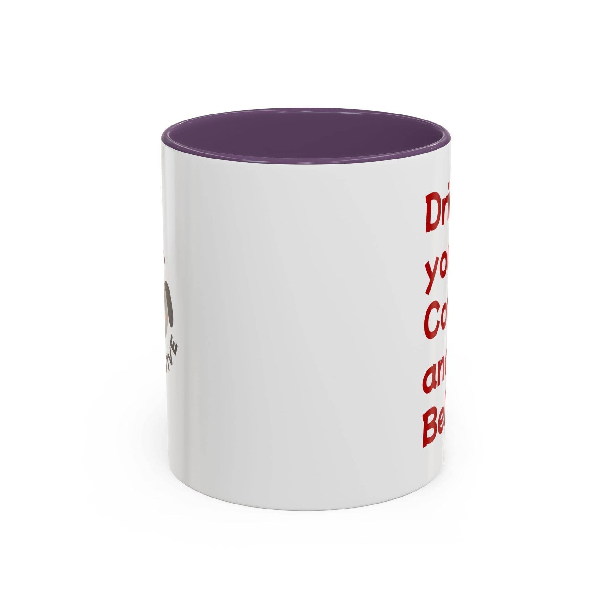 Cute Dog Pawsitive Coffee Mug - 11 & 15oz Drink and Behave - The Dreamer's Bookshop.