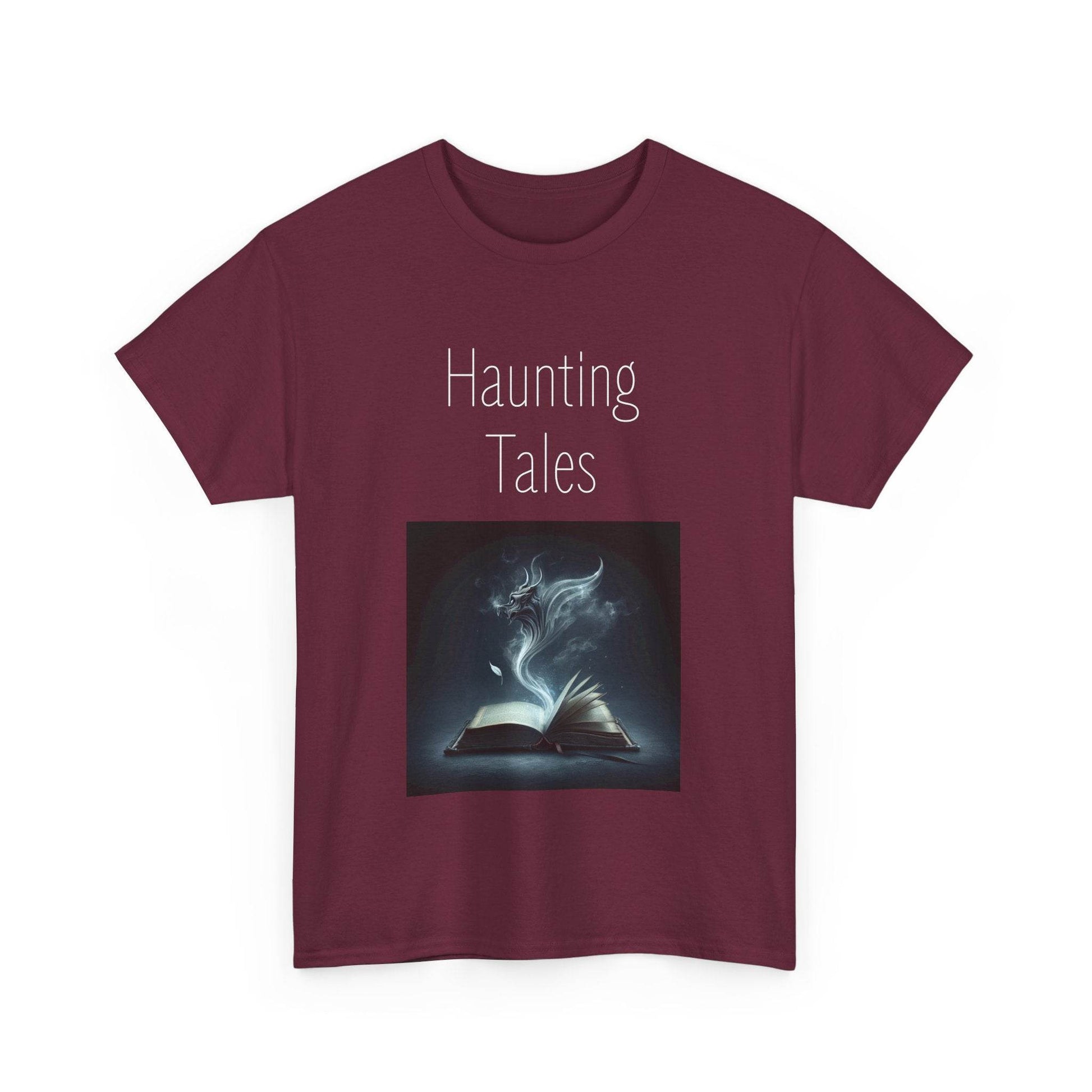 Haunting Tales - A Unisex Heavy Cotton Tee - Perfect for Book Lovers - The Dreamer's Bookshop.