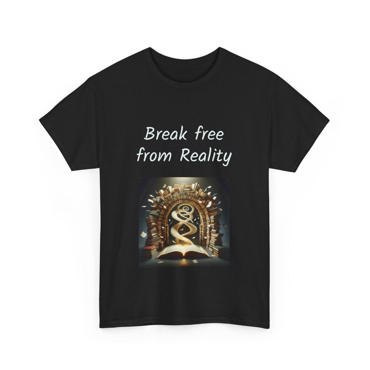Break Free - Unisex Heavy Cotton Tee - Book Lovers - The Dreamer's Bookshop.