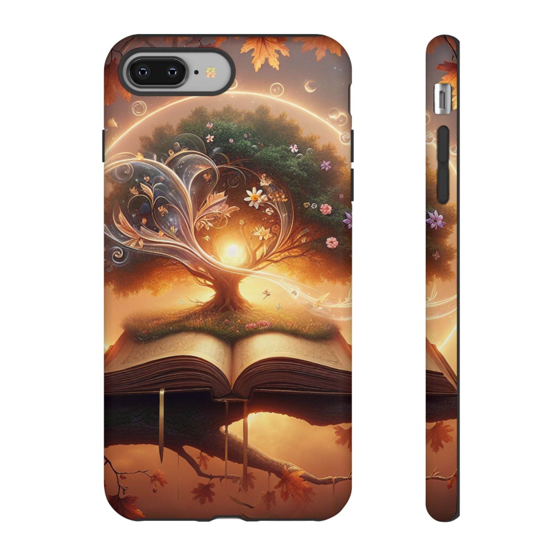 Nature-Inspired iPhone & Samsung Phone Case with Tree of Life Design - The Dreamer's Bookshop.