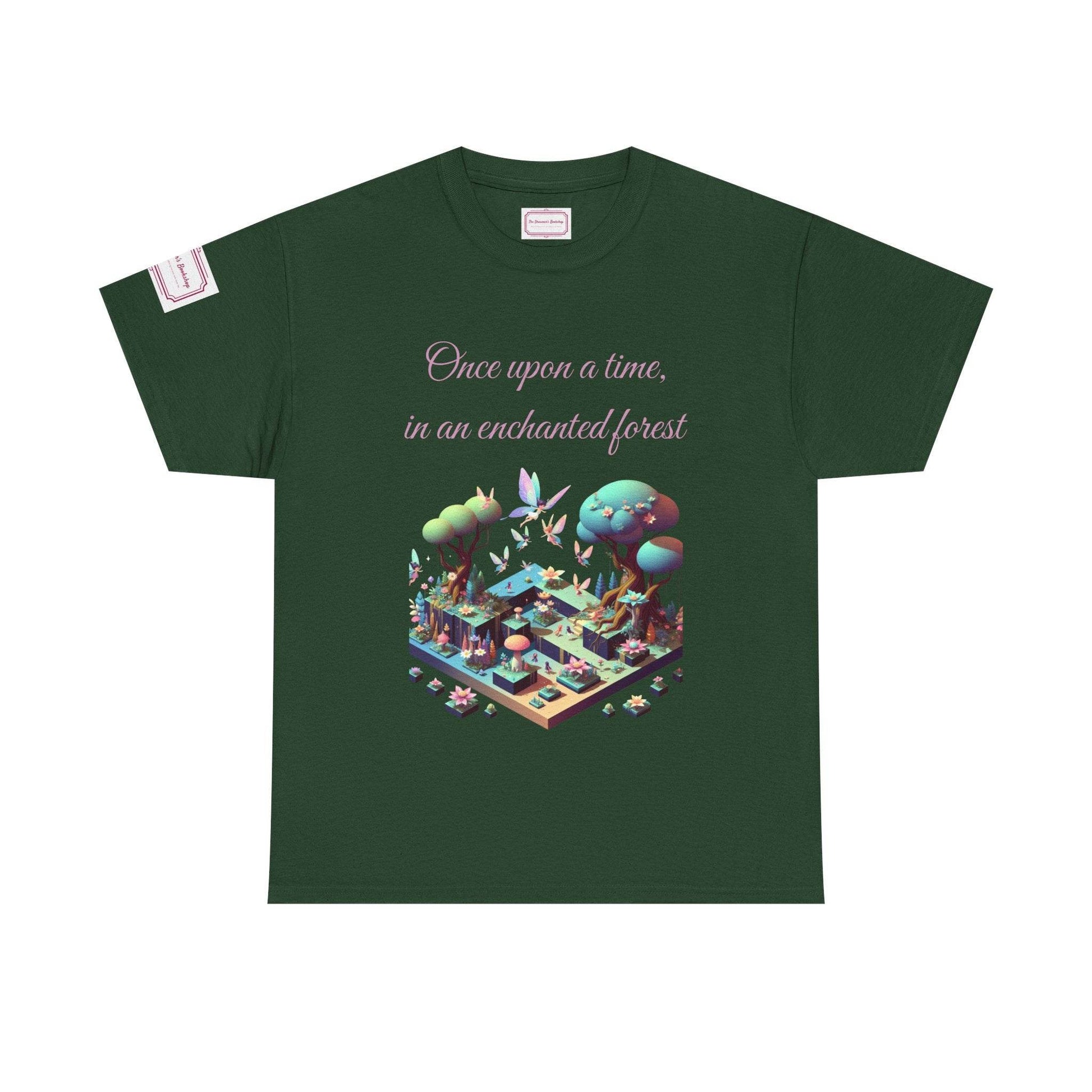 Enchanted Forest - Unisex Heavy Cotton Tee - Perfect for Book Lovers - The Dreamer's Bookshop.