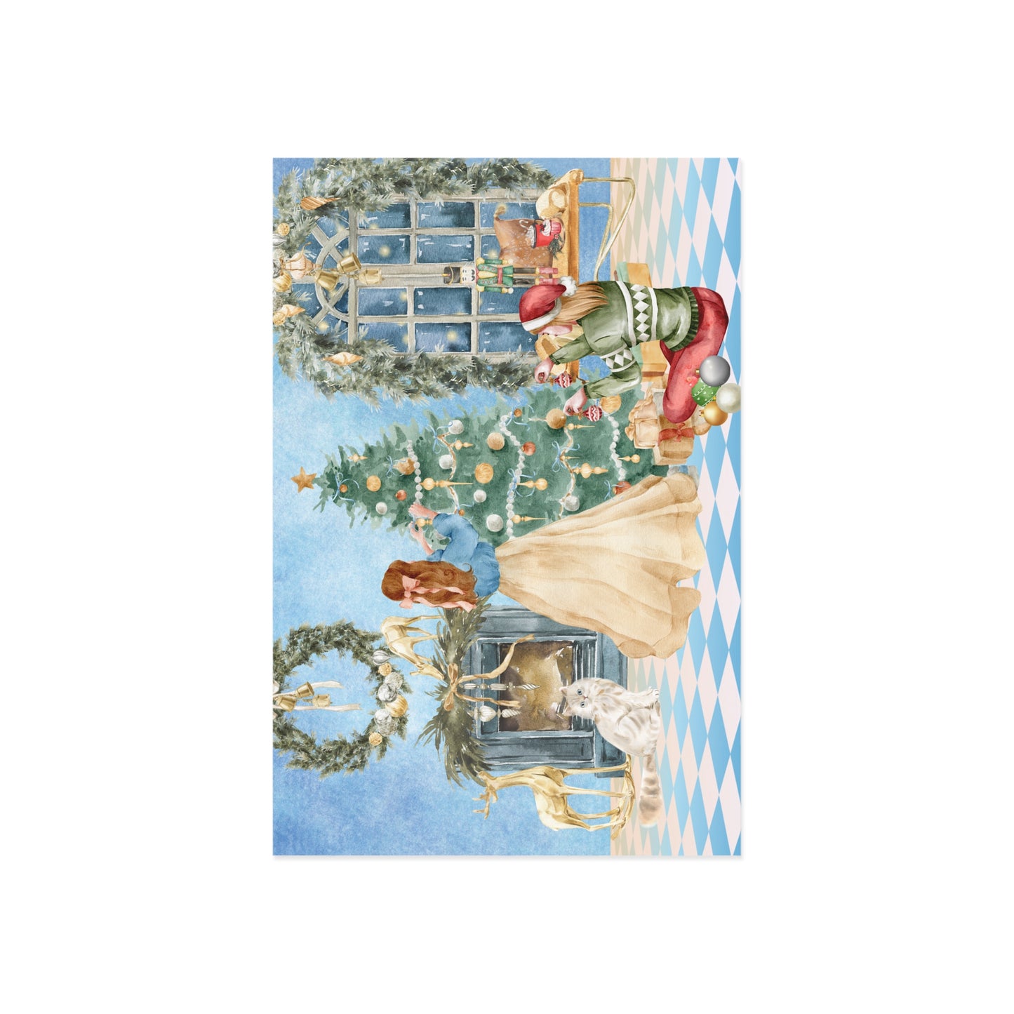 The Dreamer's Bookshop "Tree Decoration" Christmas Card