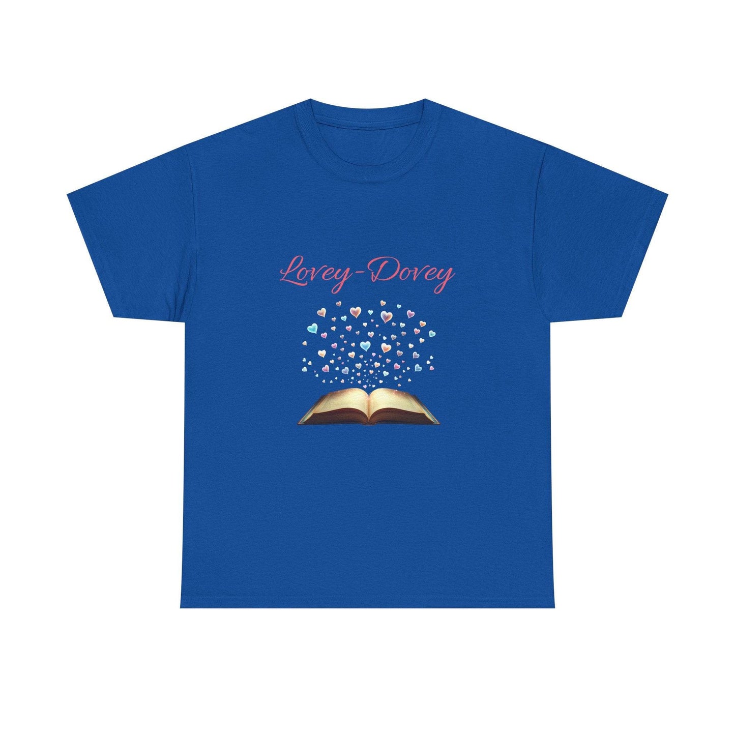 Lovey-Dovey - Graphic Tee - Unisex Heavy Cotton T-Shirt for Book Lovers - The Dreamer's Bookshop.