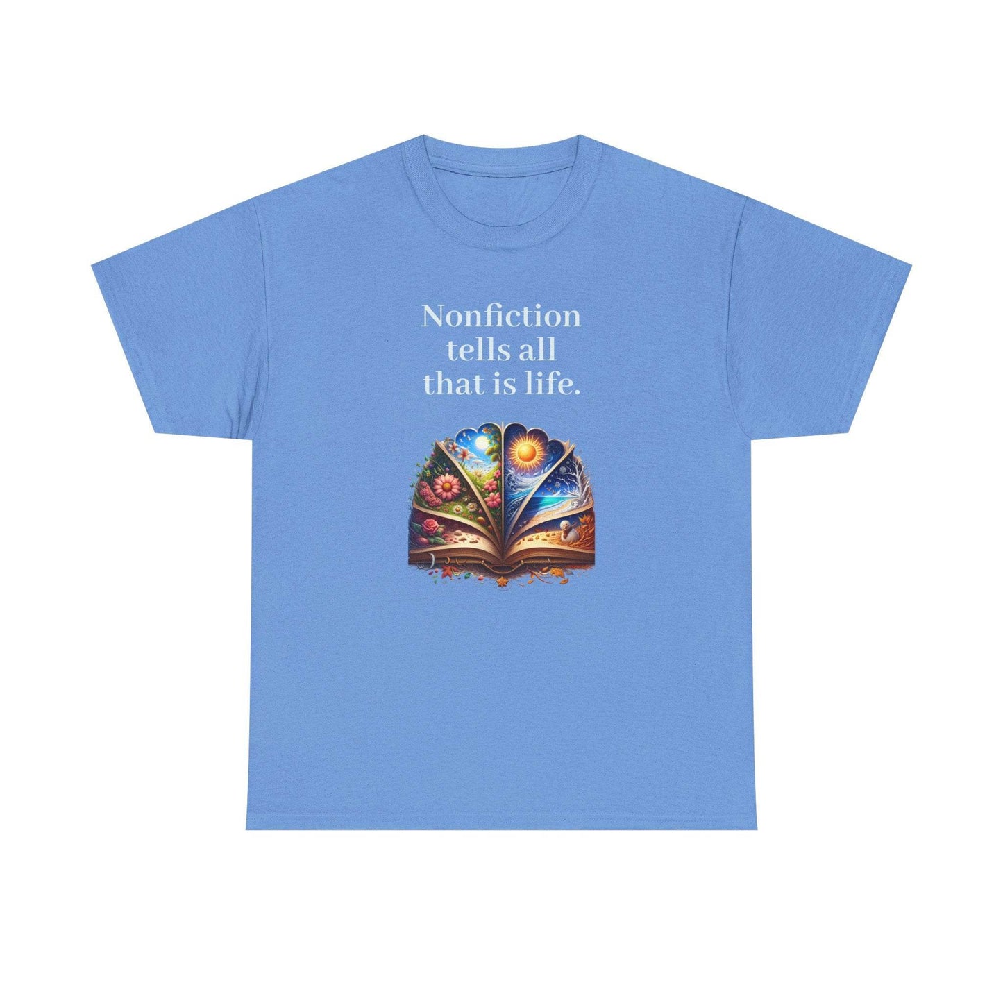 That is Life - Graphic Tee - Unisex Heavy Cotton T-Shirt Nonfiction Books - The Dreamer's Bookshop.