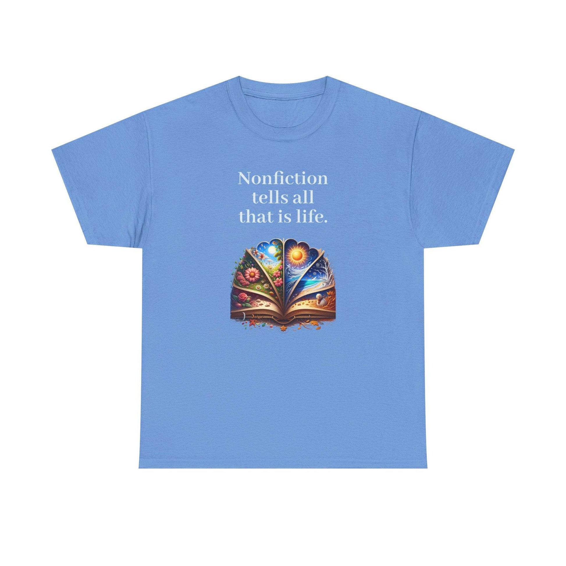 That is Life - Graphic Tee - Unisex Heavy Cotton T-Shirt Nonfiction Books - The Dreamer's Bookshop.