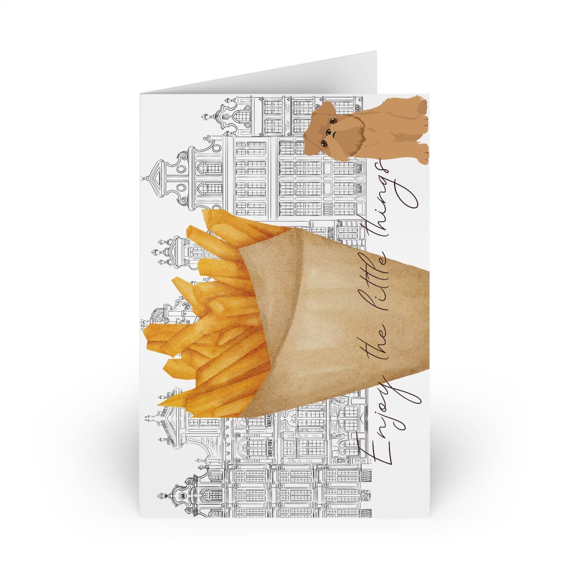 The Dreamer's Bookshop "Belgian Fries" Enjoy the Little Things Card - The Dreamer's Bookshop.