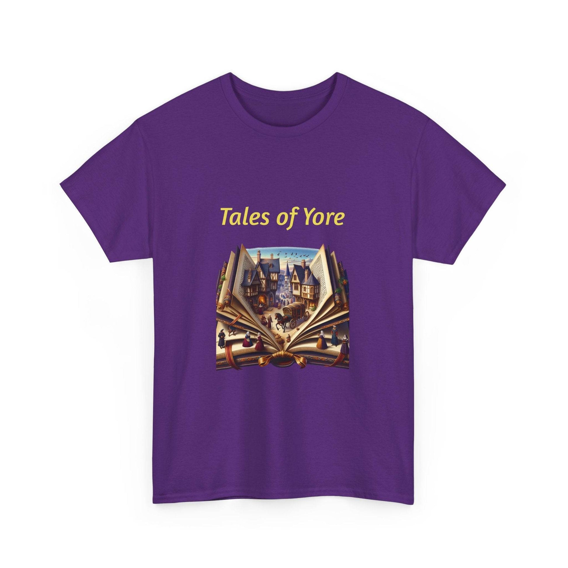 Tales of Yore - Graphic Tee - Unisex Heavy Cotton T-Shirt Historical Books - The Dreamer's Bookshop.