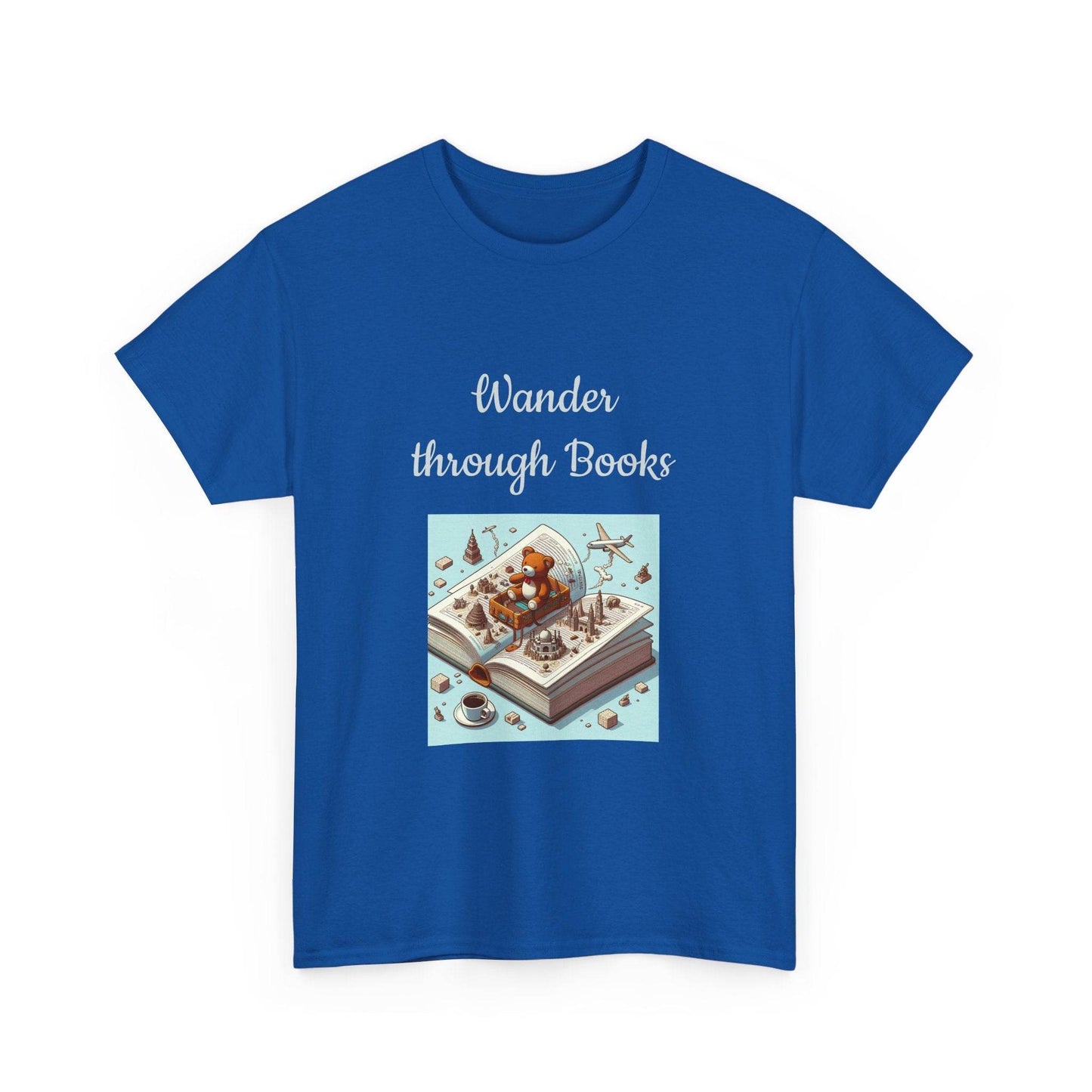 Wander -A Unisex Heavy Cotton Tee - Perfect for Book Lovers - The Dreamer's Bookshop.