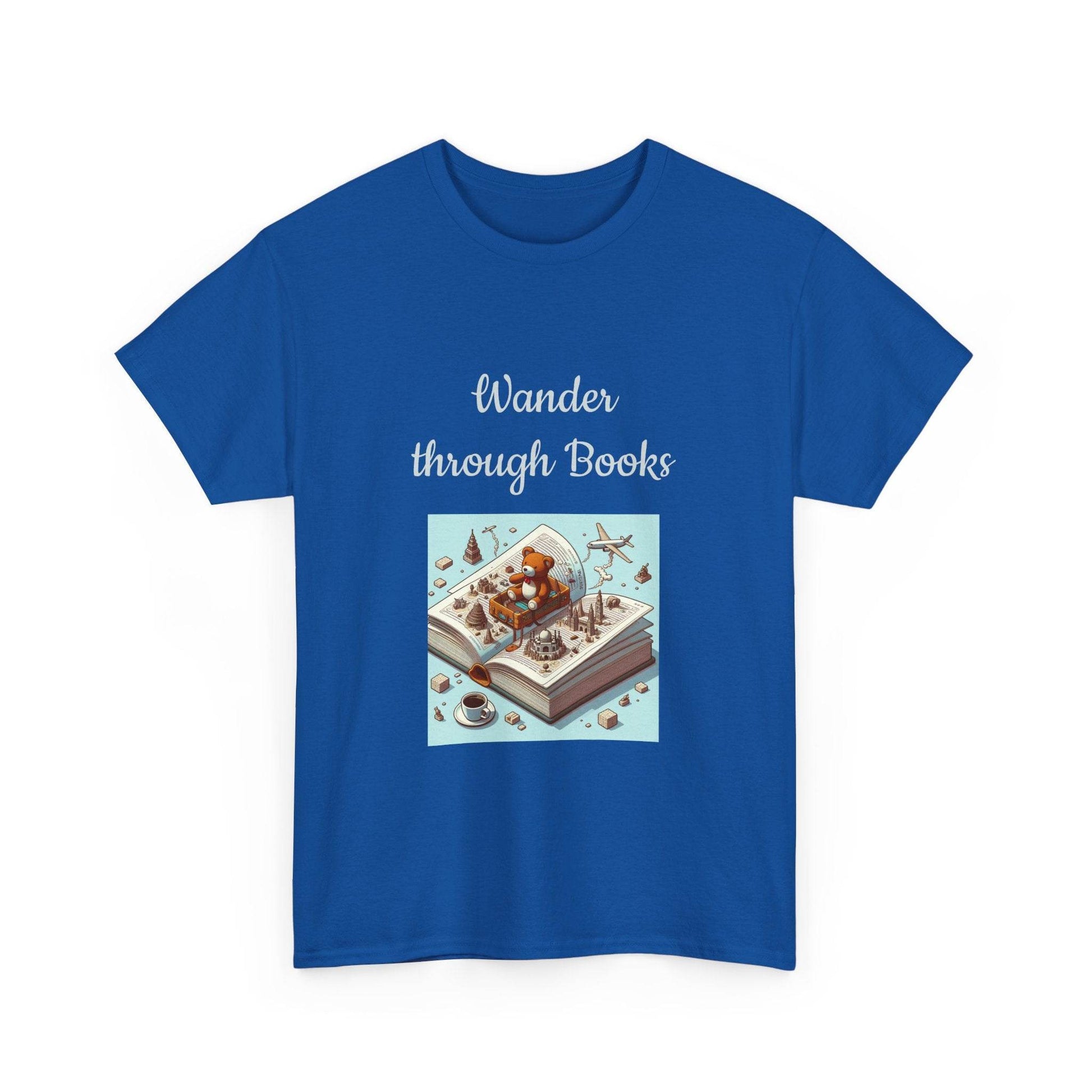 Wander -A Unisex Heavy Cotton Tee - Perfect for Book Lovers - The Dreamer's Bookshop.