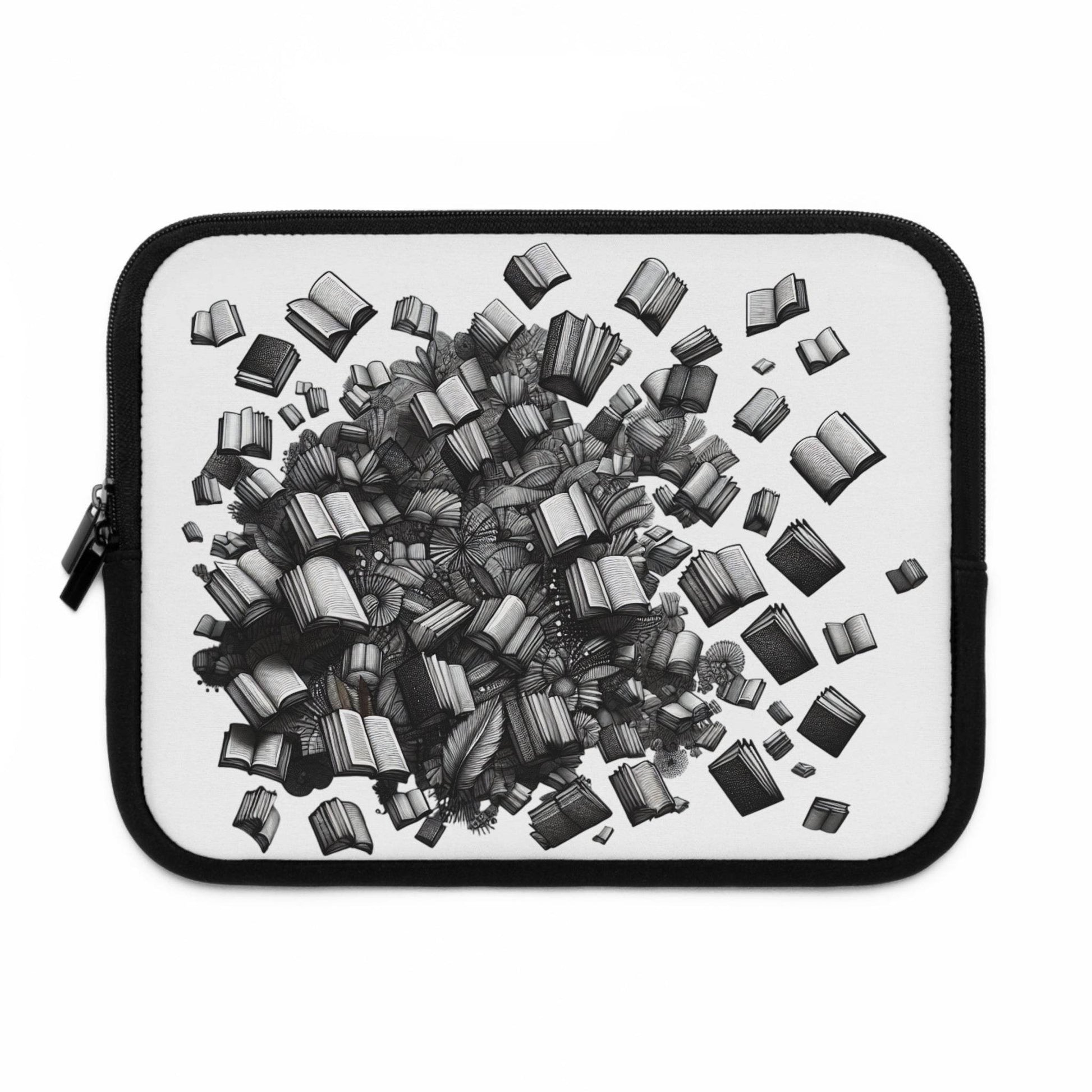 Books are always on my mind Laptop Sleeve - Perfect for Book Lovers and Students - The Dreamer's Bookshop.
