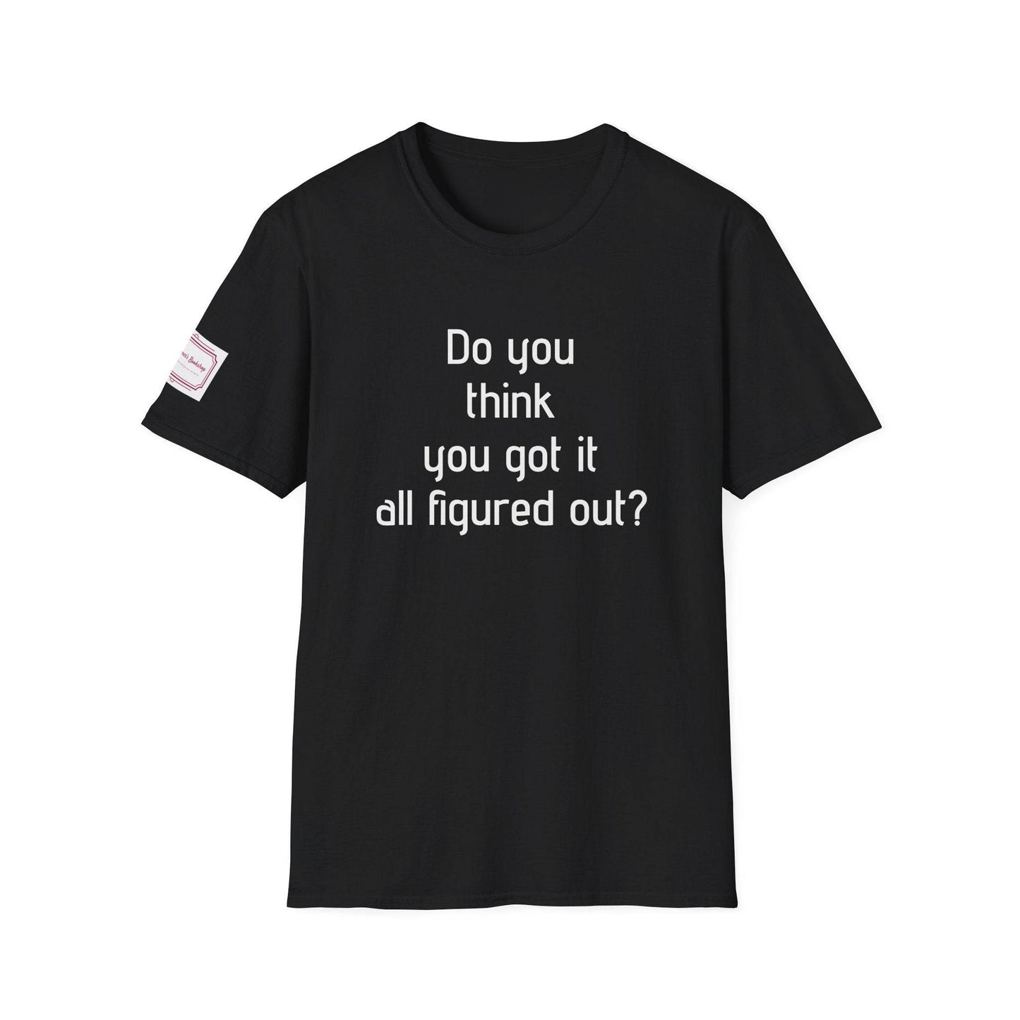 Inspirational Unisex Softstyle T-Shirt - 'Think Again' Motivational Design - The Dreamer's Bookshop.