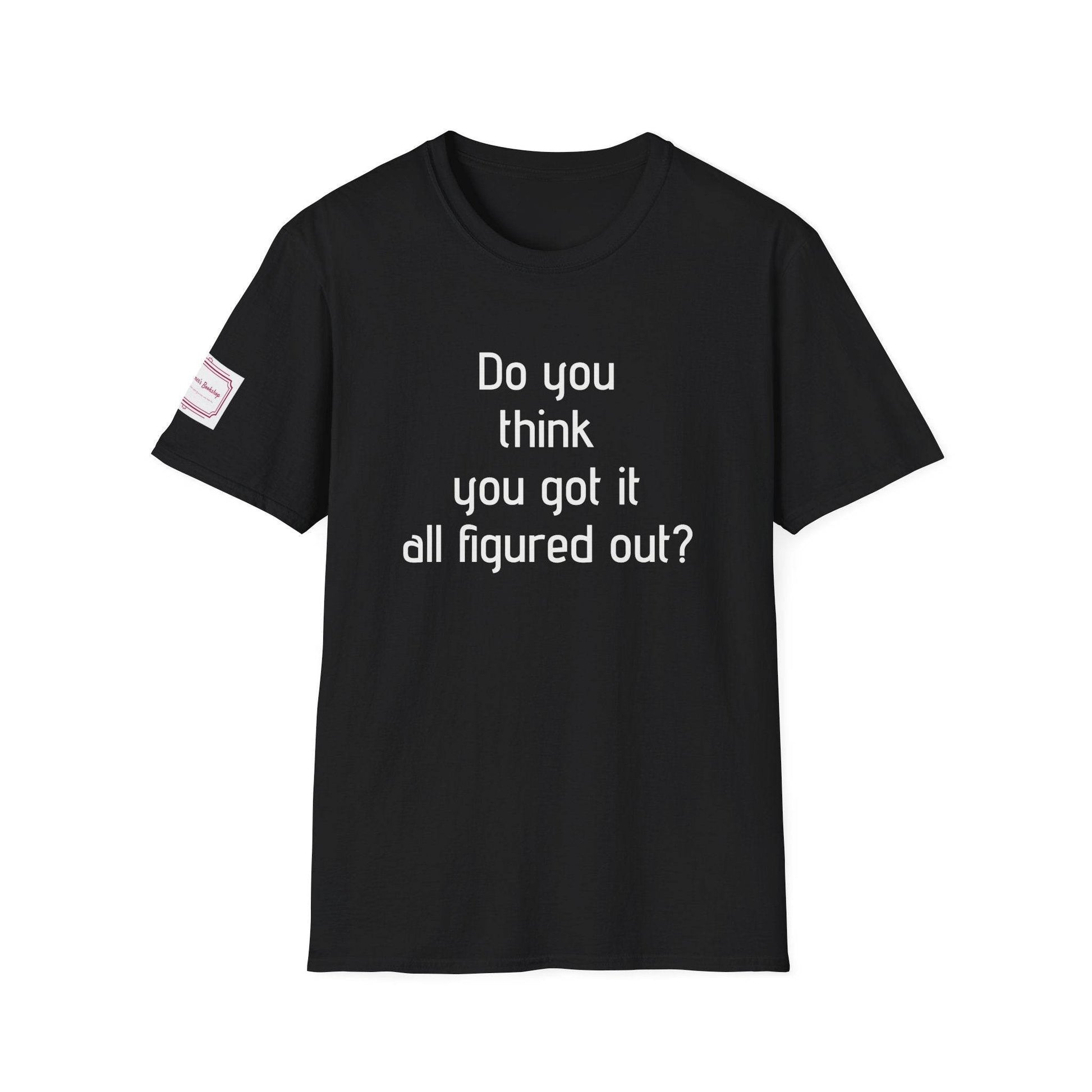 Inspirational Unisex Softstyle T-Shirt - 'Think Again' Motivational Design - The Dreamer's Bookshop.