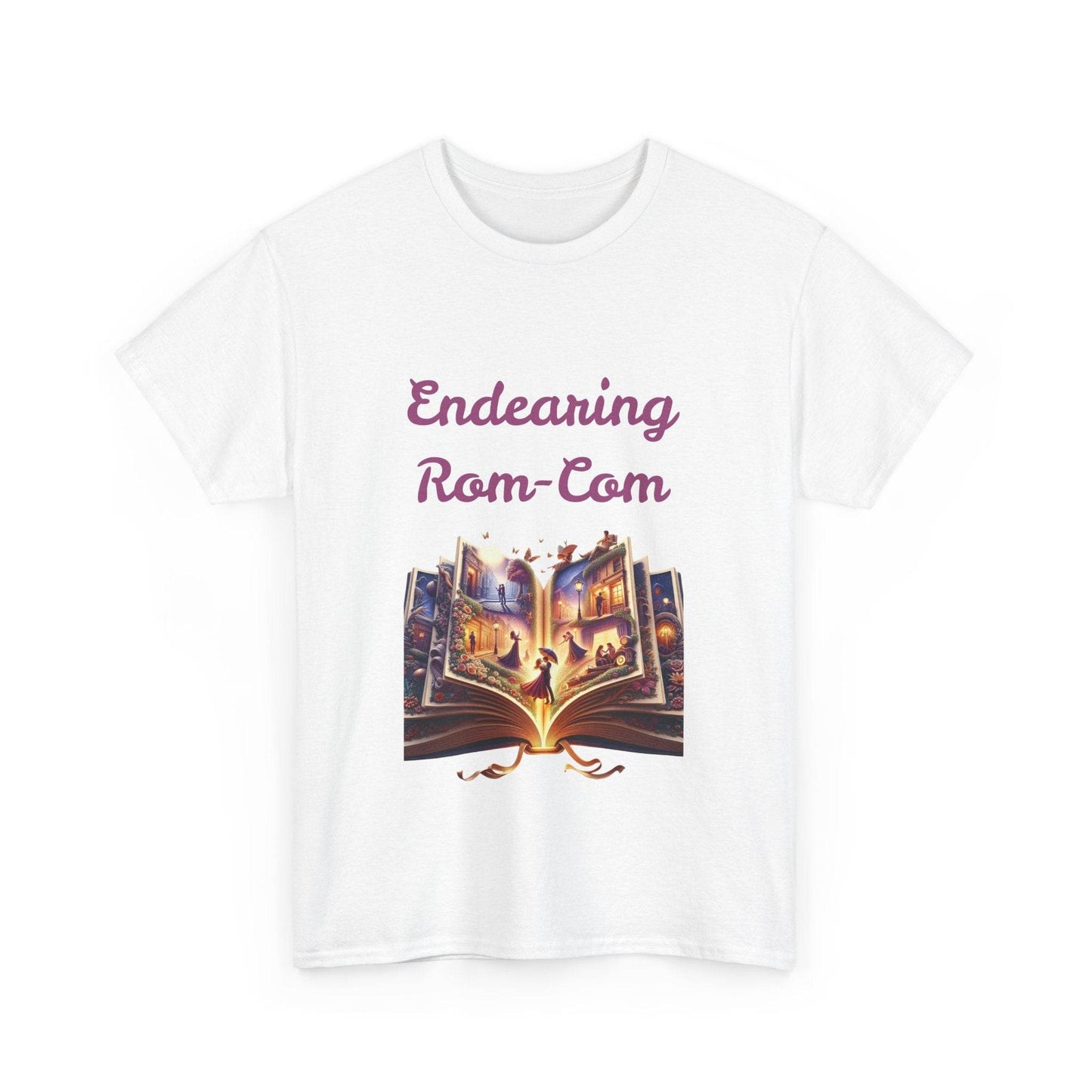 Endearing - Unisex Heavy Cotton Tee - Rom-Com Books - The Dreamer's Bookshop.