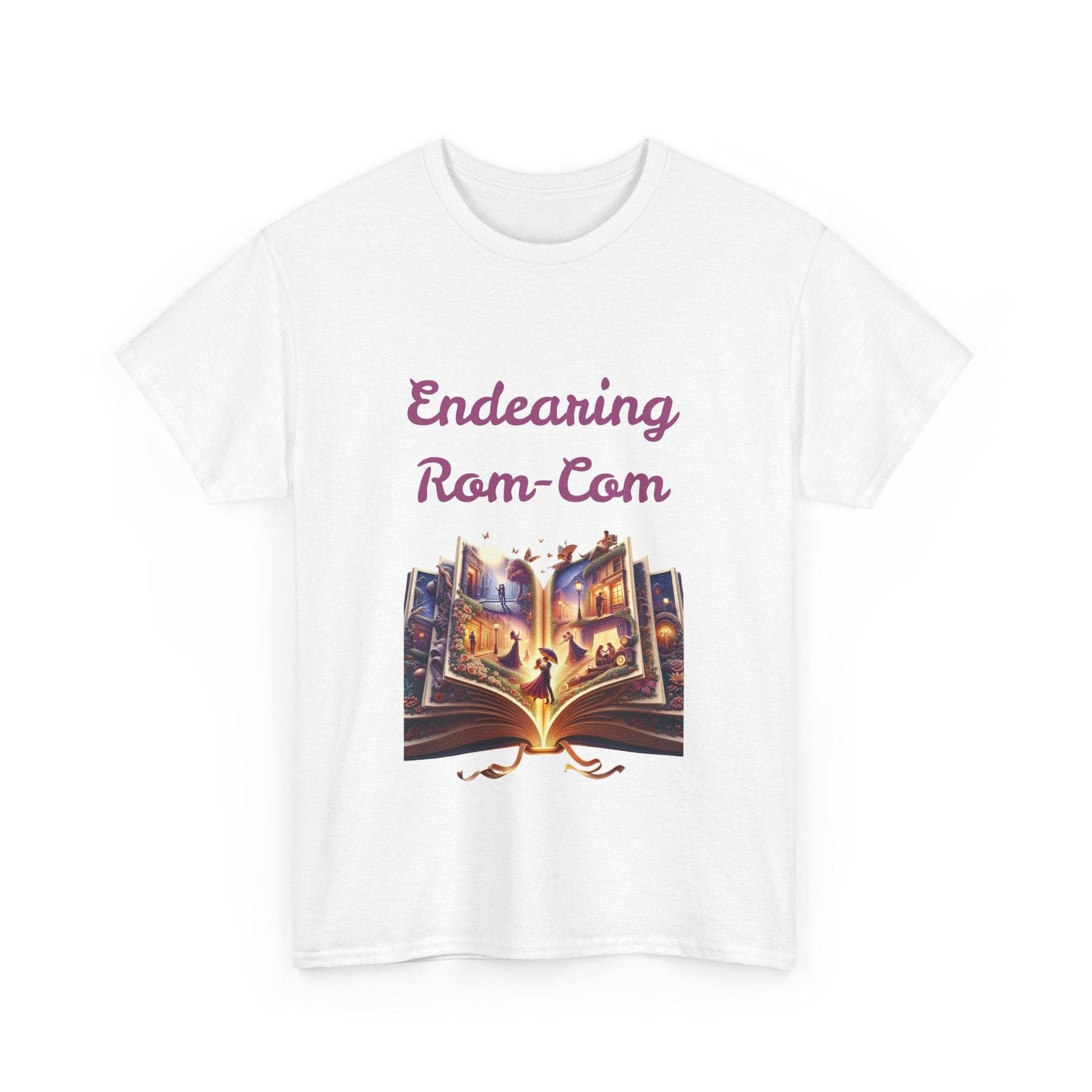 Endearing - Unisex Heavy Cotton Tee - Rom-Com Books - The Dreamer's Bookshop.