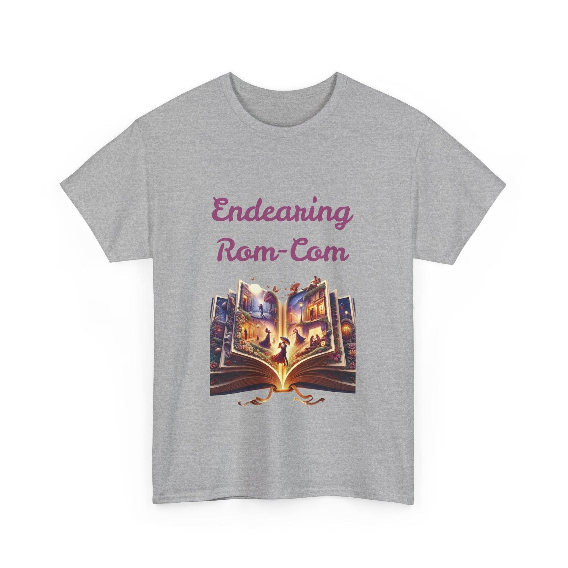 Endearing - Unisex Heavy Cotton Tee - Rom-Com Books - The Dreamer's Bookshop.