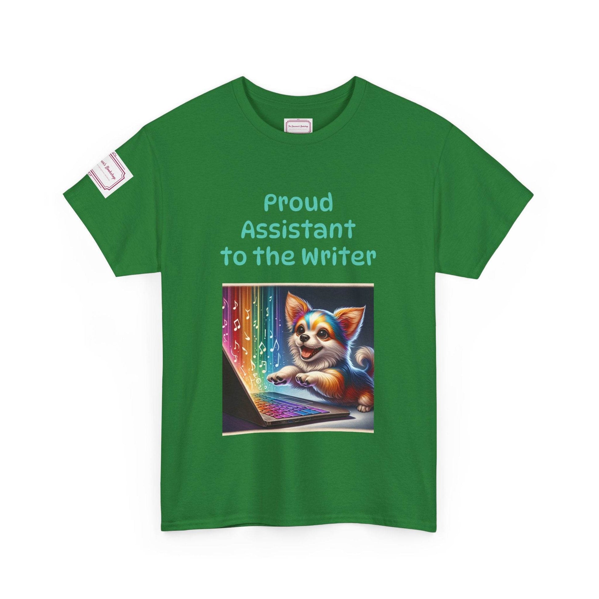 Writer Assistant - Unisex Heavy Cotton Tee - Perfect for Book Lovers - The Dreamer's Bookshop.