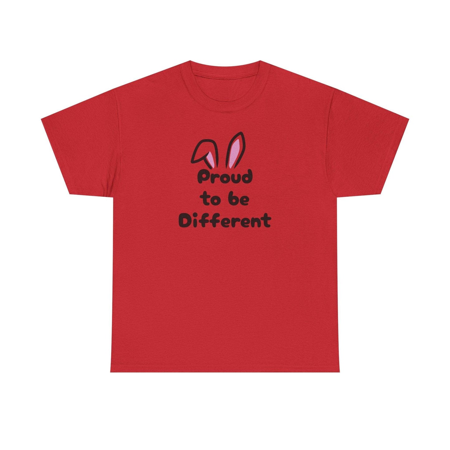 Proud to Be Different Unisex Heavy Cotton Tee - Celebrate Individuality - The Dreamer's Bookshop.