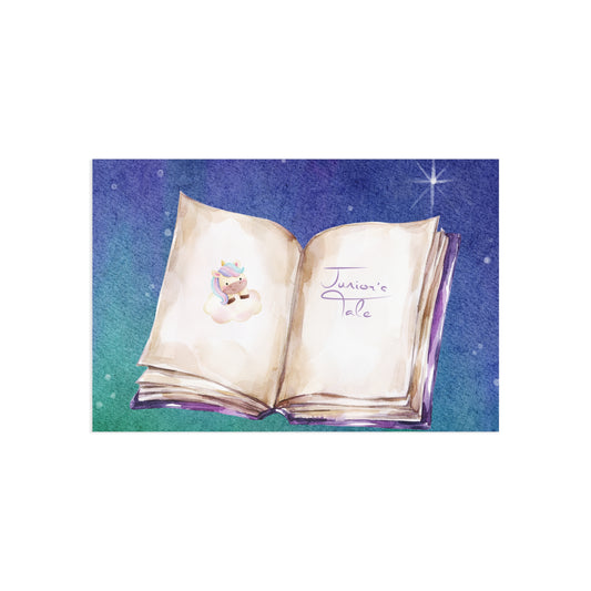 The Dreamer's Bookshop Cute "Junior's Tale" Baby Card - The Dreamer's Bookshop.