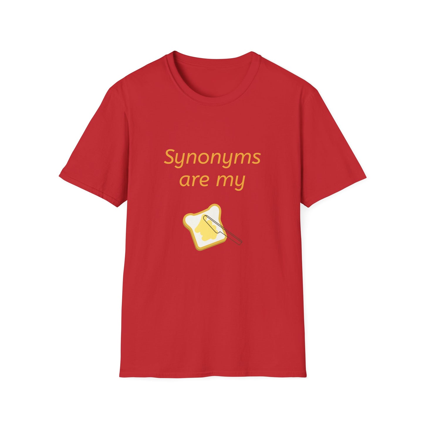 Funny "Synonyms Are My Jam" T-Shirt for Word Lovers - The Dreamer's Bookshop.
