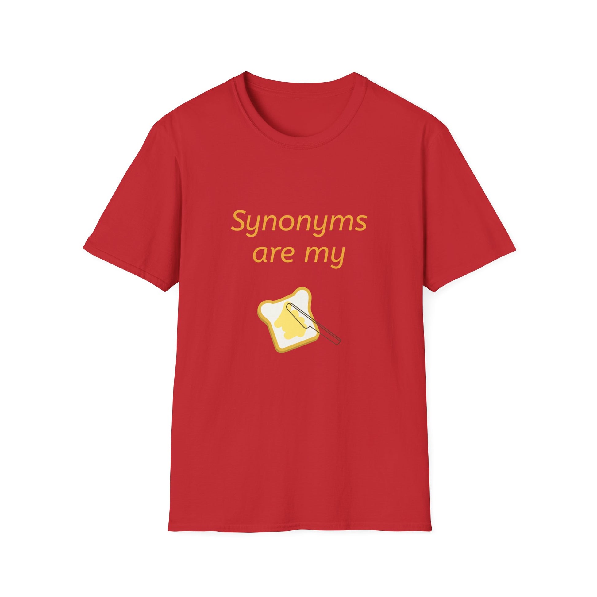 Funny "Synonyms Are My Jam" T-Shirt for Word Lovers - The Dreamer's Bookshop.