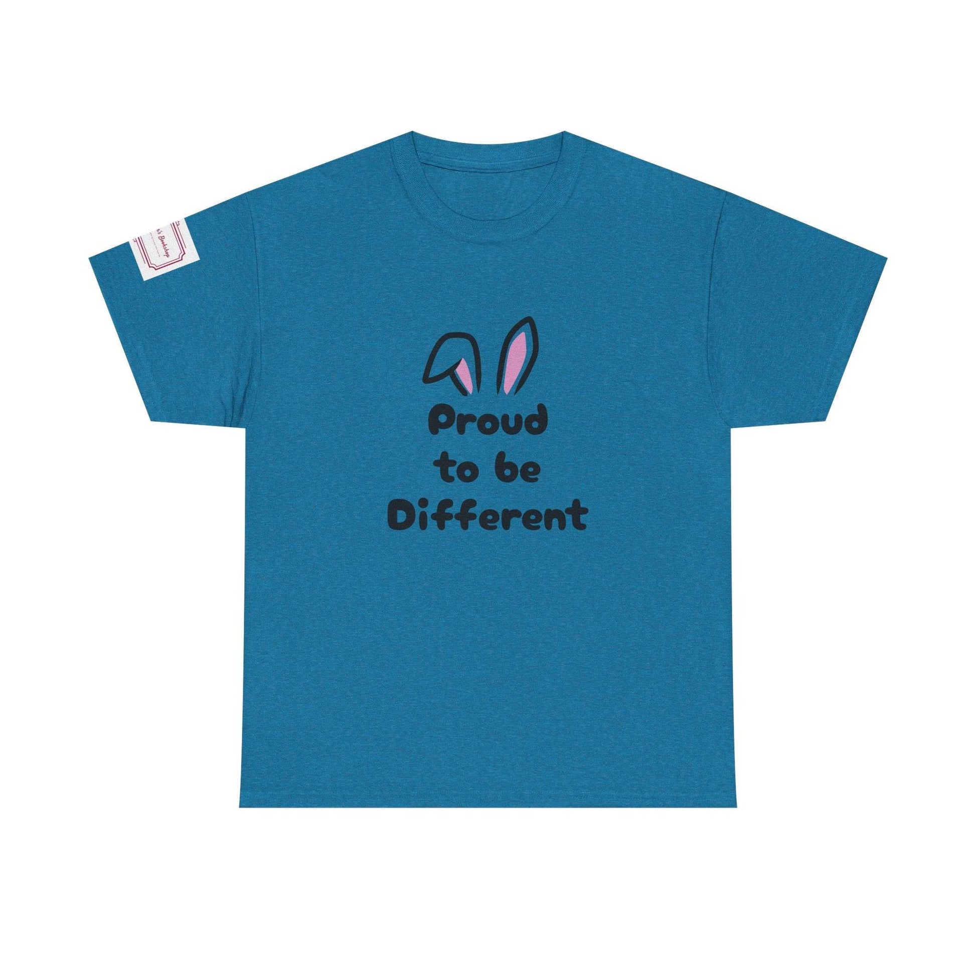 Proud to Be Different Unisex Heavy Cotton Tee – Celebrate Uniqueness - The Dreamer's Bookshop.