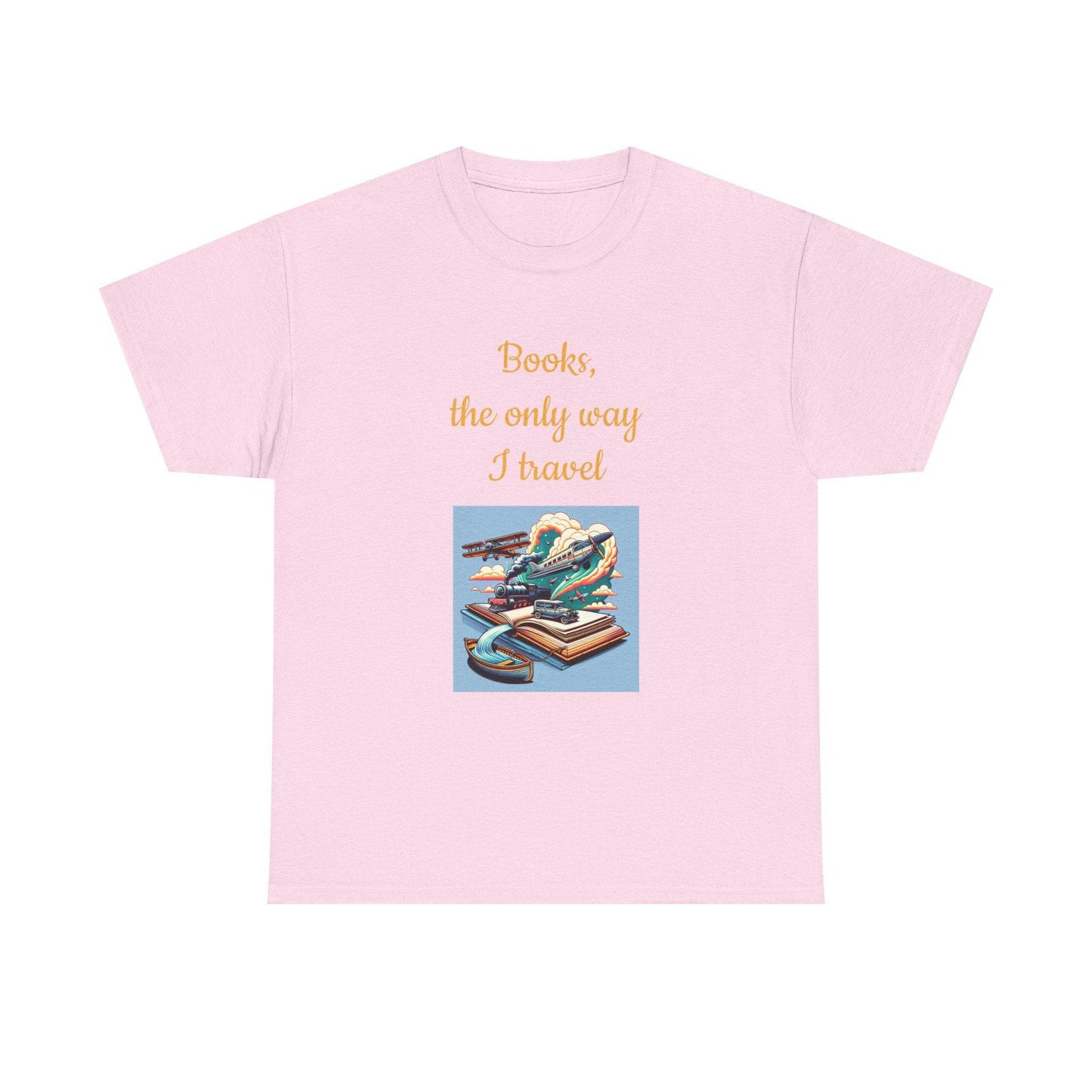 Travel -A Unisex Heavy Cotton Tee - Perfect for Book Lovers - The Dreamer's Bookshop.