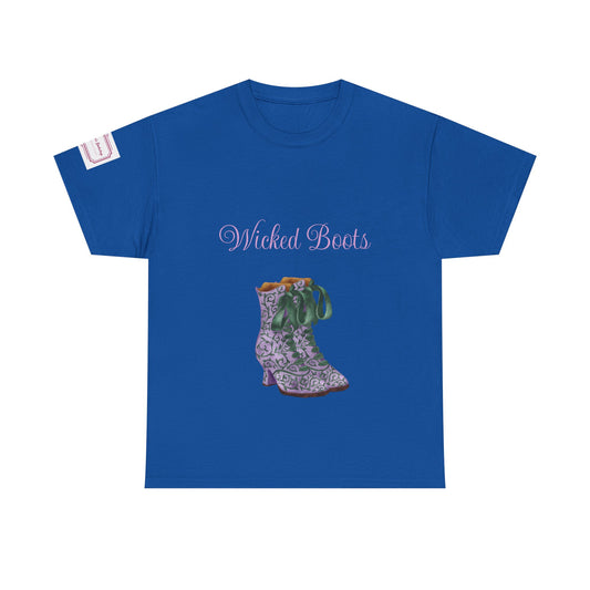 EU - Wicked Boots Unisex Heavy Cotton Tee - Perfect for Mystical Occasions