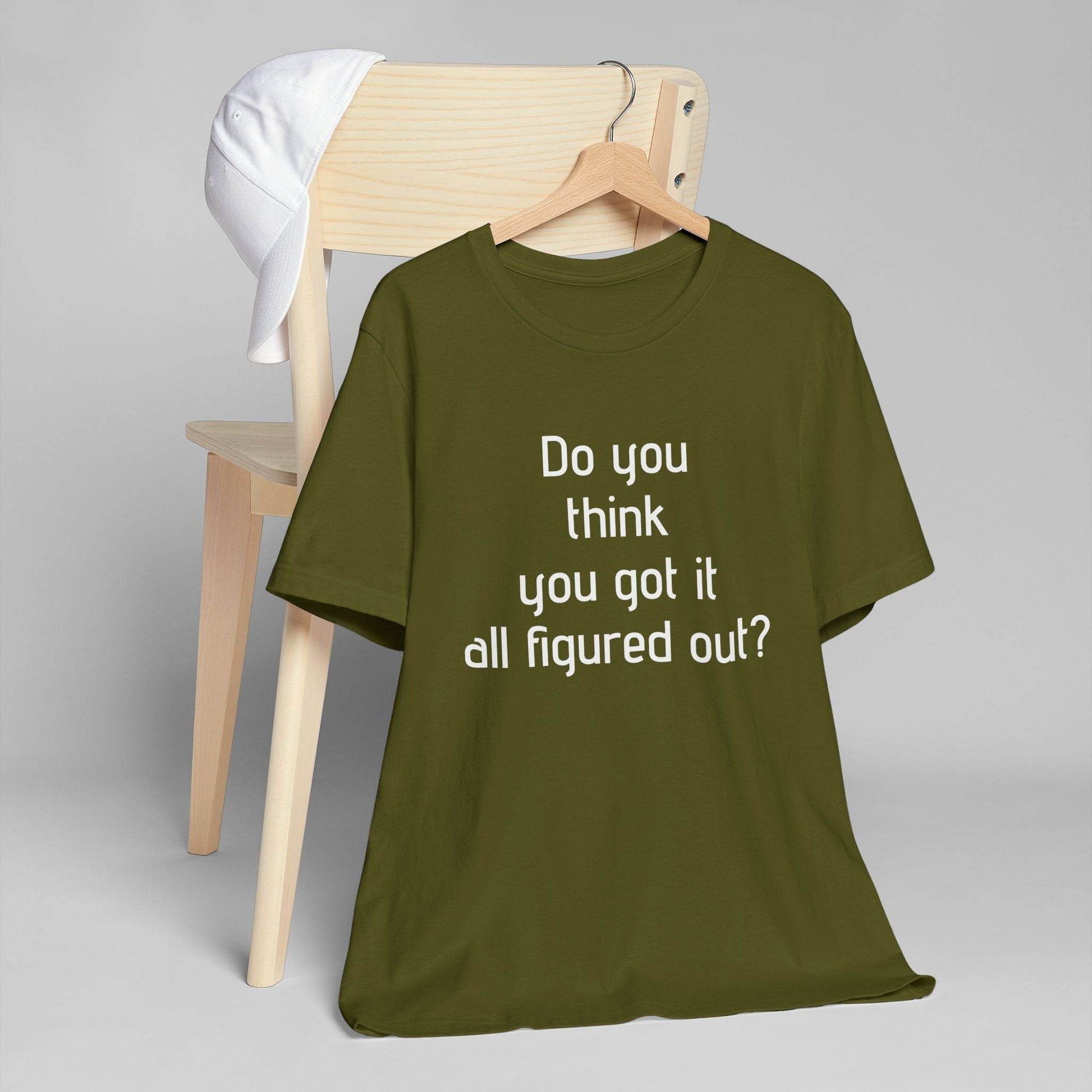 Inspirational Unisex Jersey T-Shirt - Think Again Vibe - The Dreamer's Bookshop.