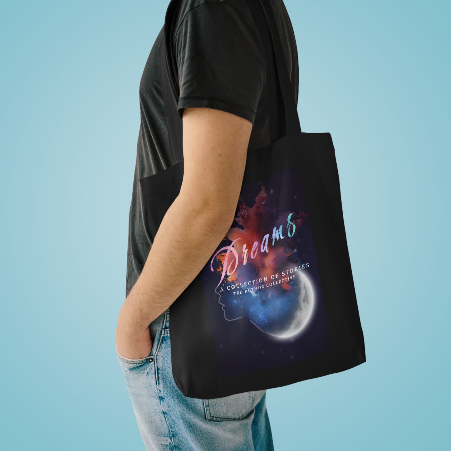 Literary Dreams Cotton Tote Bag - Perfect for Writers and Book Lovers