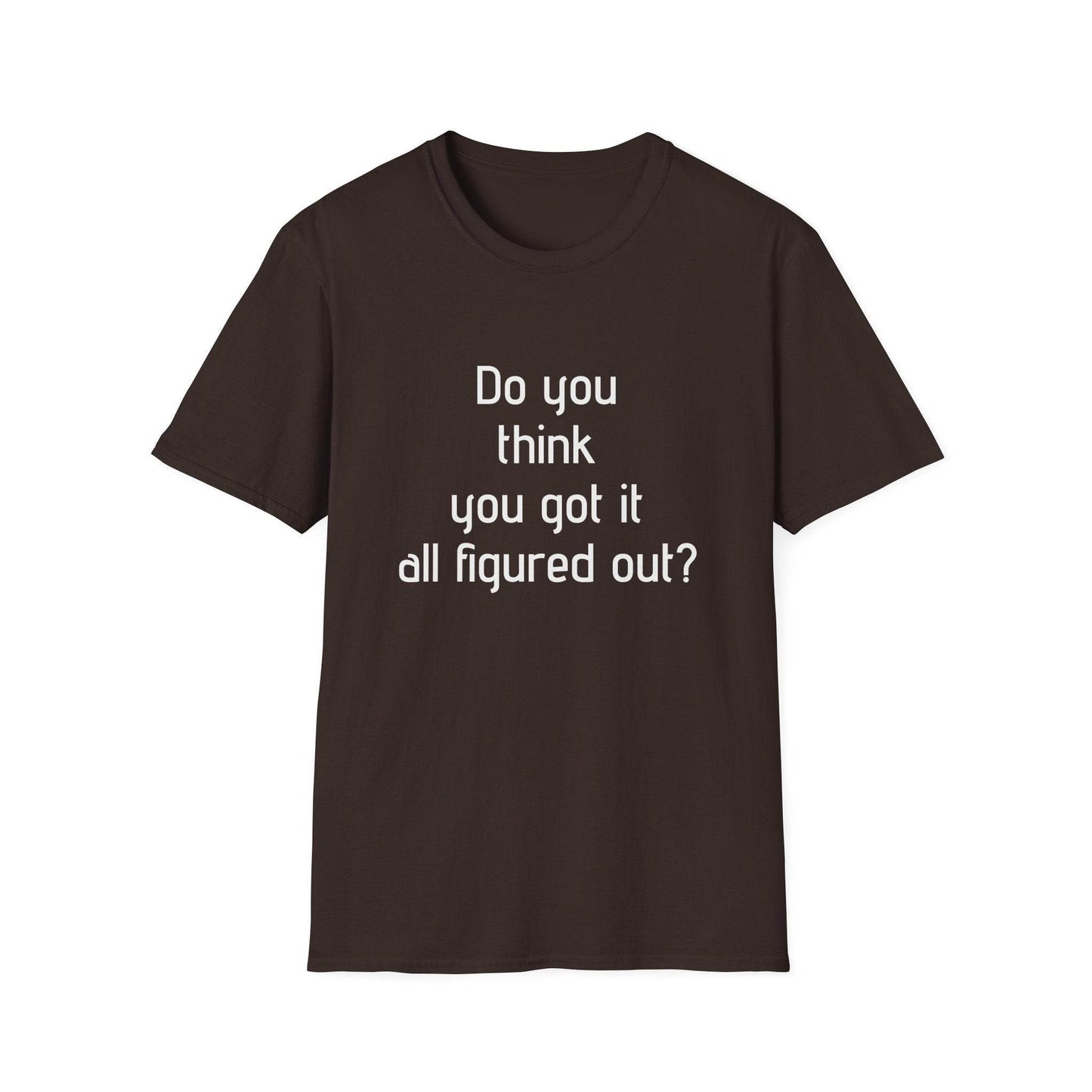 Unisex Softstyle T-Shirt - 'Think Again' - The Dreamer's Bookshop.